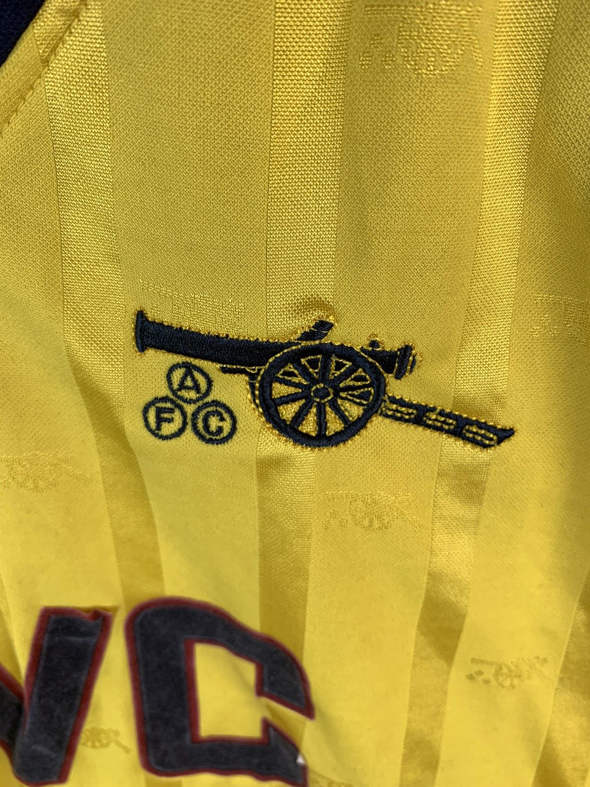 Nike × Vintage Arsenal London 1988 Away Football Shirt Score Draw Size US L / EU 52-54 / 3 - 7 Thumbnail