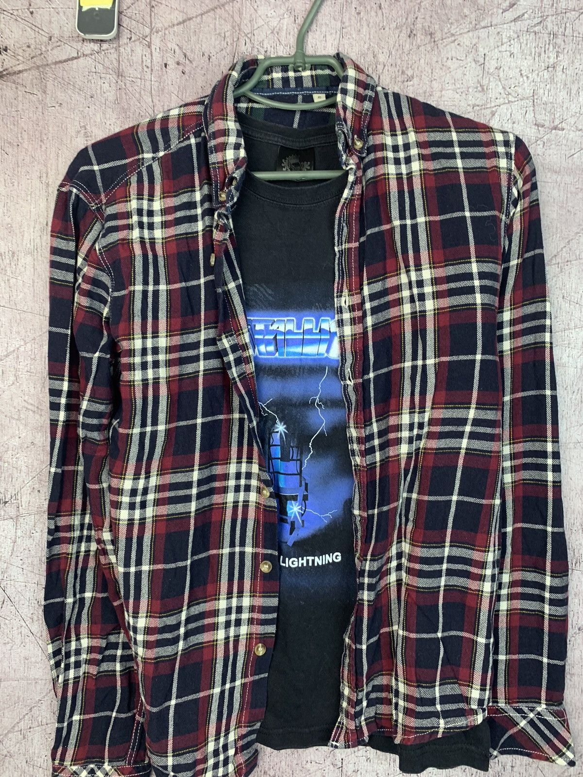 Flannel × Vintage Vintage Flannel Travis Style Y2K Shirt Size US S / EU 44-46 / 1 - 2 Thumbnail