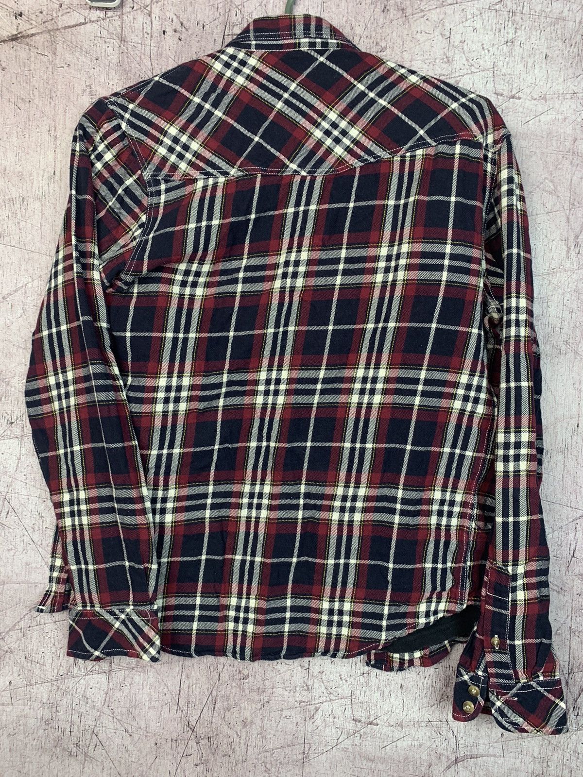 Flannel × Vintage Vintage Flannel Travis Style Y2K Shirt Size US S / EU 44-46 / 1 - 3 Thumbnail