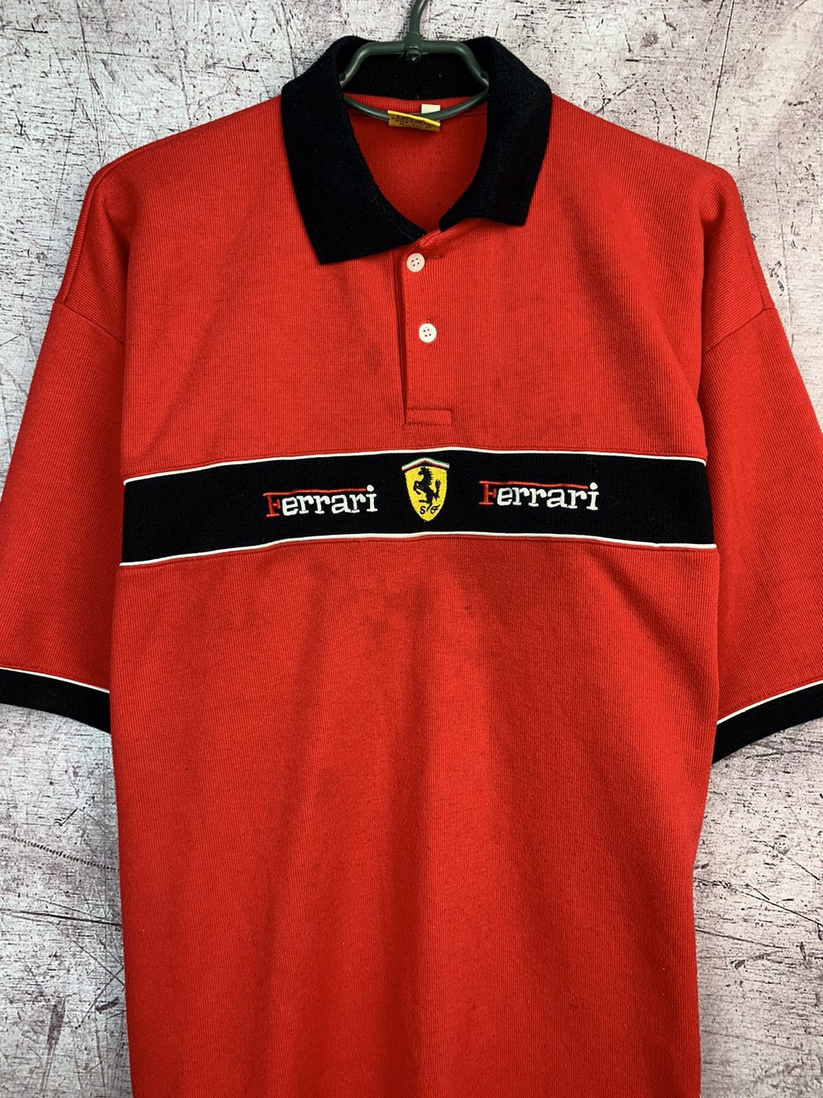 Ferrari Vintage Ferrari Polo Size US XL / EU 56 / 4 - 2 Thumbnail