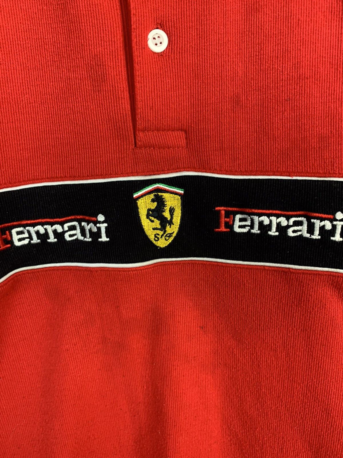 Ferrari Vintage Ferrari Polo Size US XL / EU 56 / 4 - 7 Thumbnail