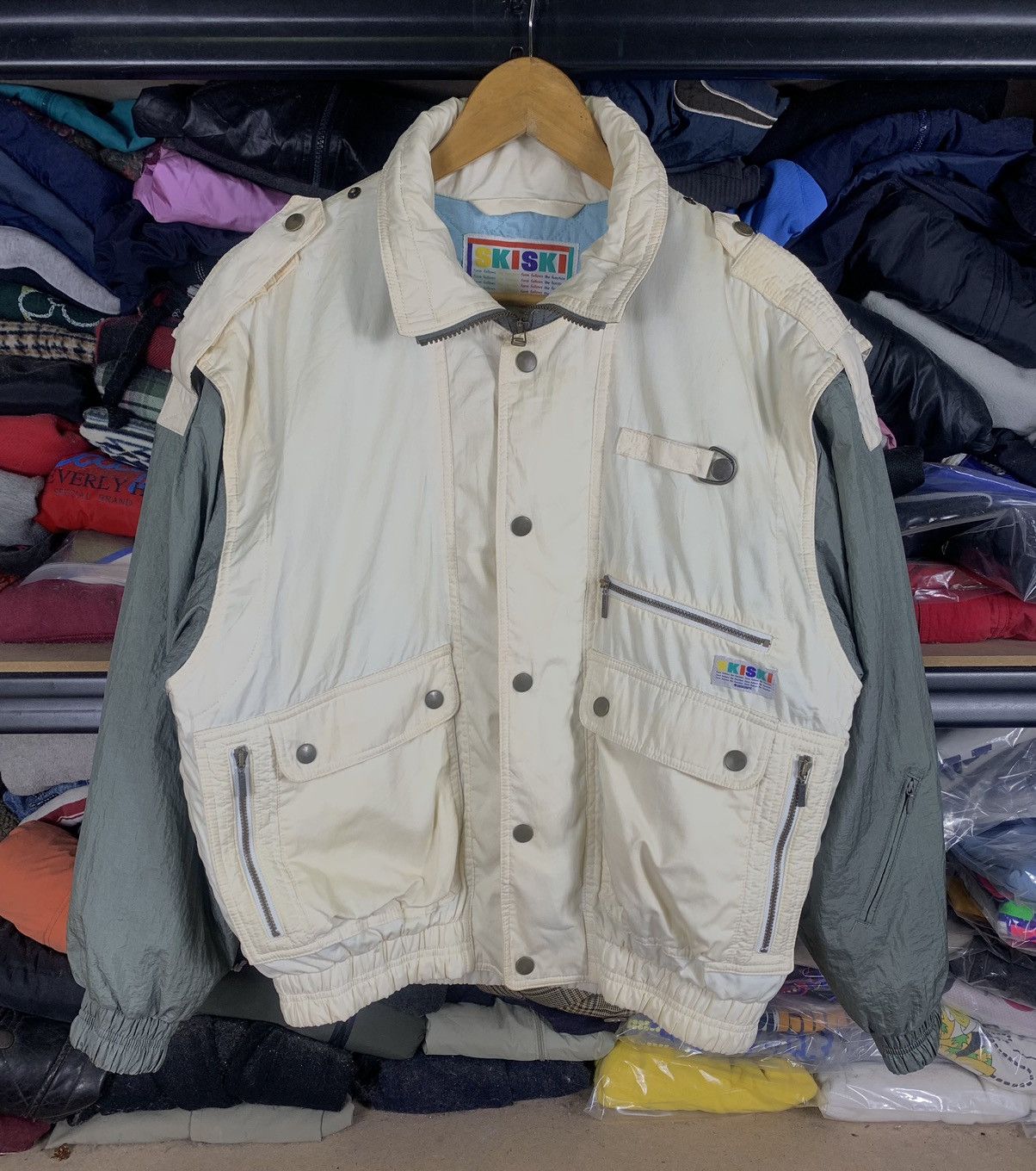 Japanese Brand Vintage Ski Ski Descente Japanese Skiwear Bomber Jacket Size US M / EU 48-50 / 2 - 1 Thumbnail