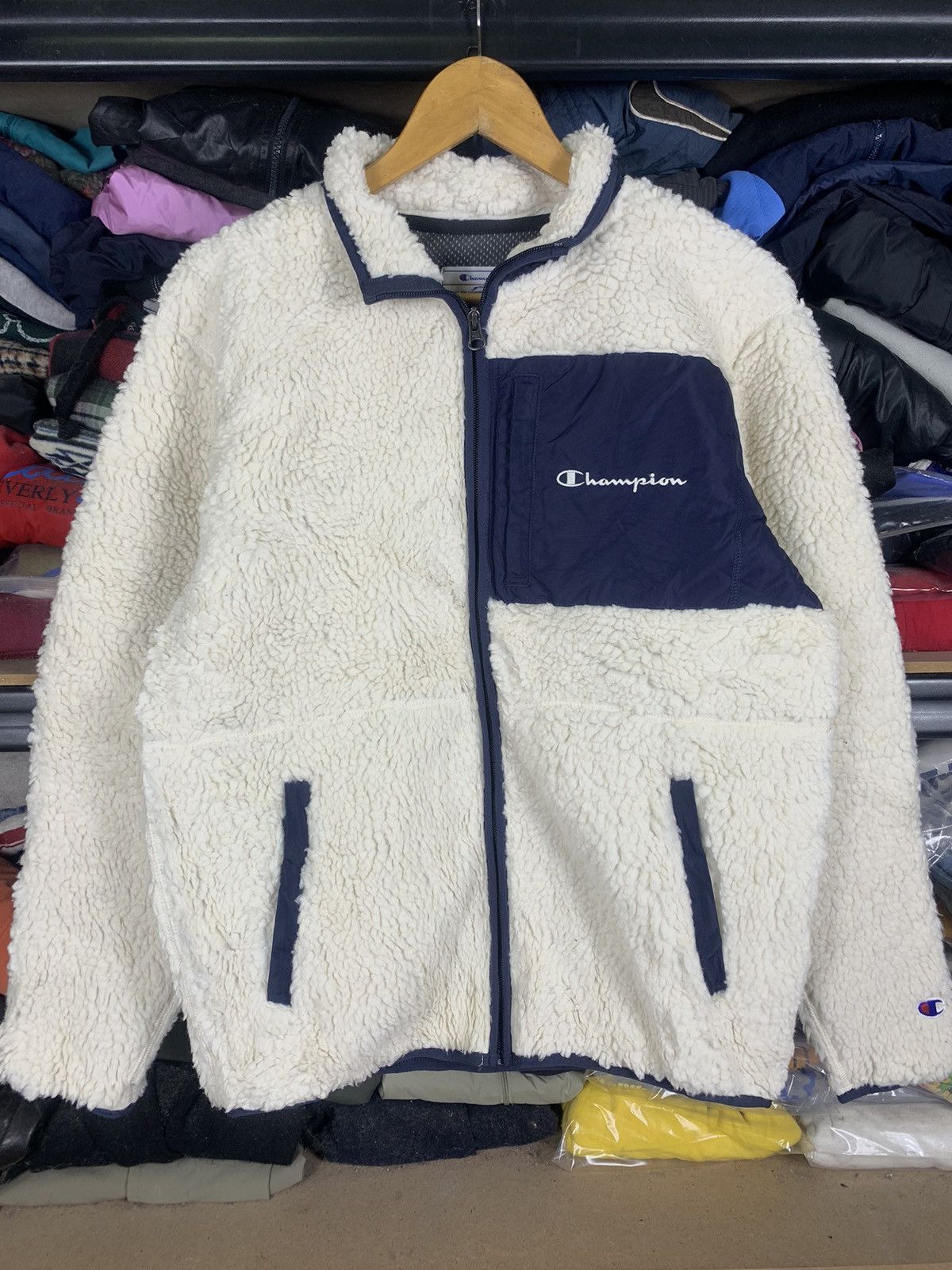 Champion Vintage Champion Deep Pile Sherpa Jacket Size US M / EU 48-50 / 2 - 1 Thumbnail