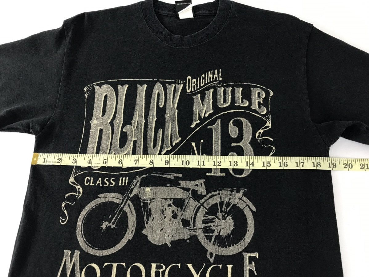 Vintage Vtg Graphics Original Black Mule Class 3 Motorcycle Tee Size US M / EU 48-50 / 2 - 7 Thumbnail