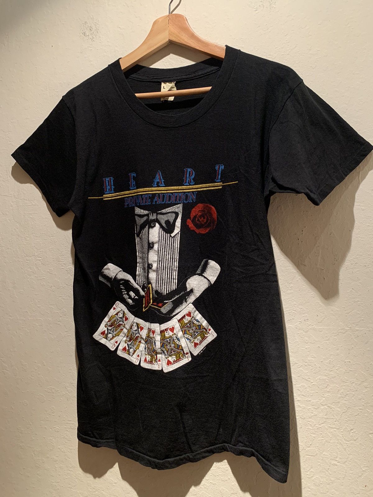 *RARE* Vintage 1982 Heart Private Audition Tour Band T-Shirt