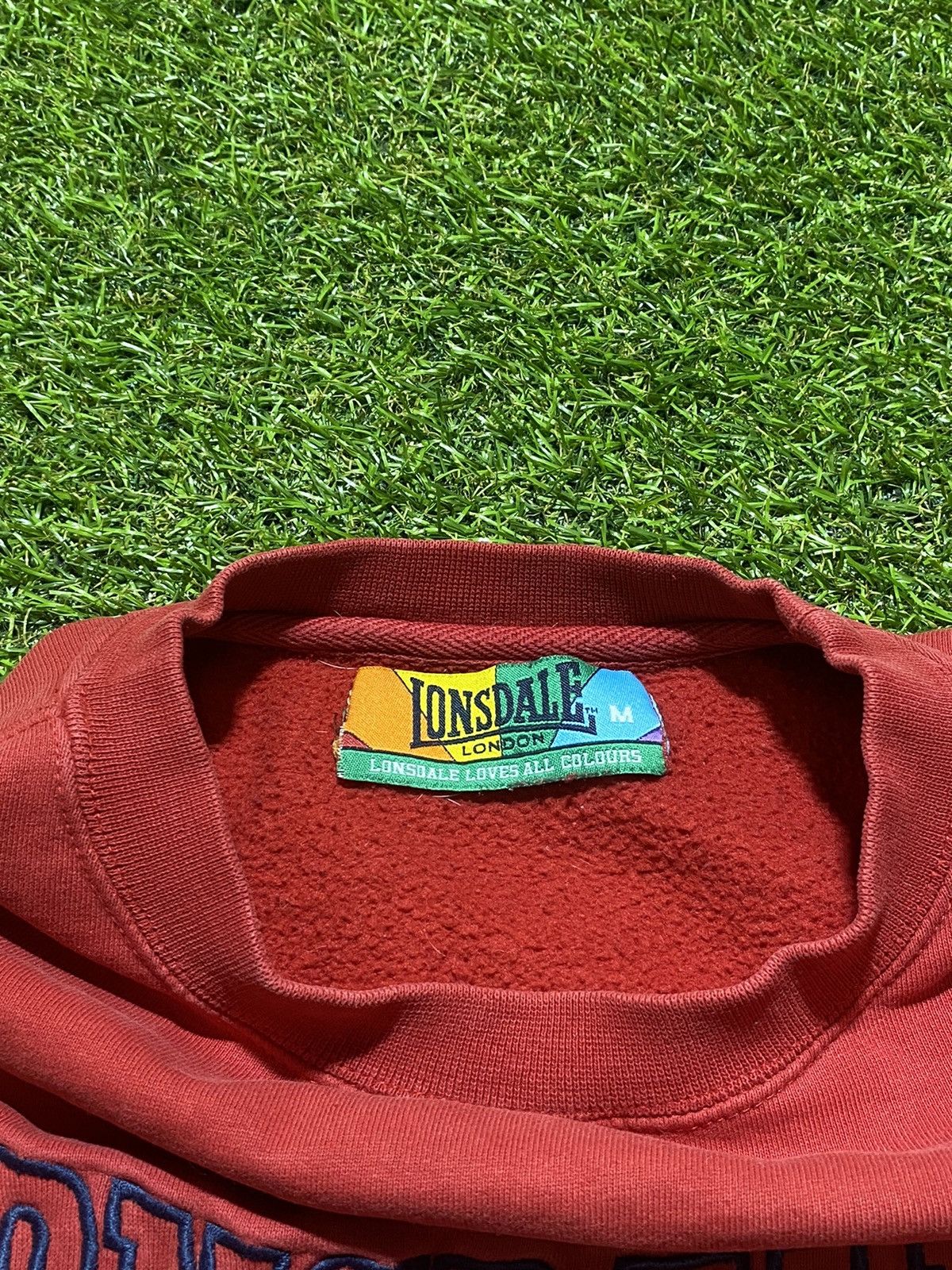 Lonsdale Vintage 90s Lonsdale London sweatshirt big logo size M Size US M / EU 48-50 / 2 - 6 Thumbnail