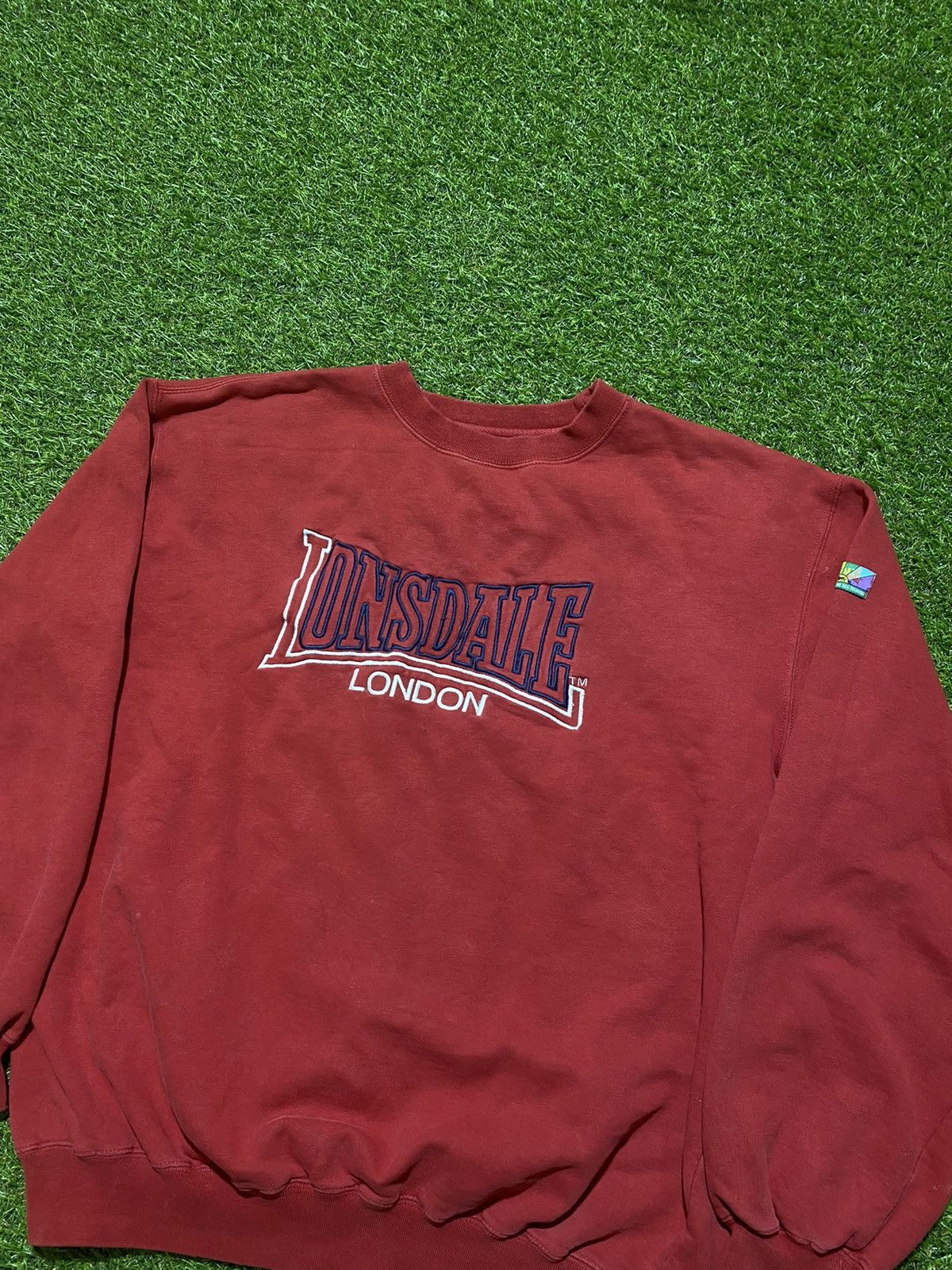 Lonsdale Vintage 90s Lonsdale London sweatshirt big logo size M Size US M / EU 48-50 / 2 - 1 Thumbnail