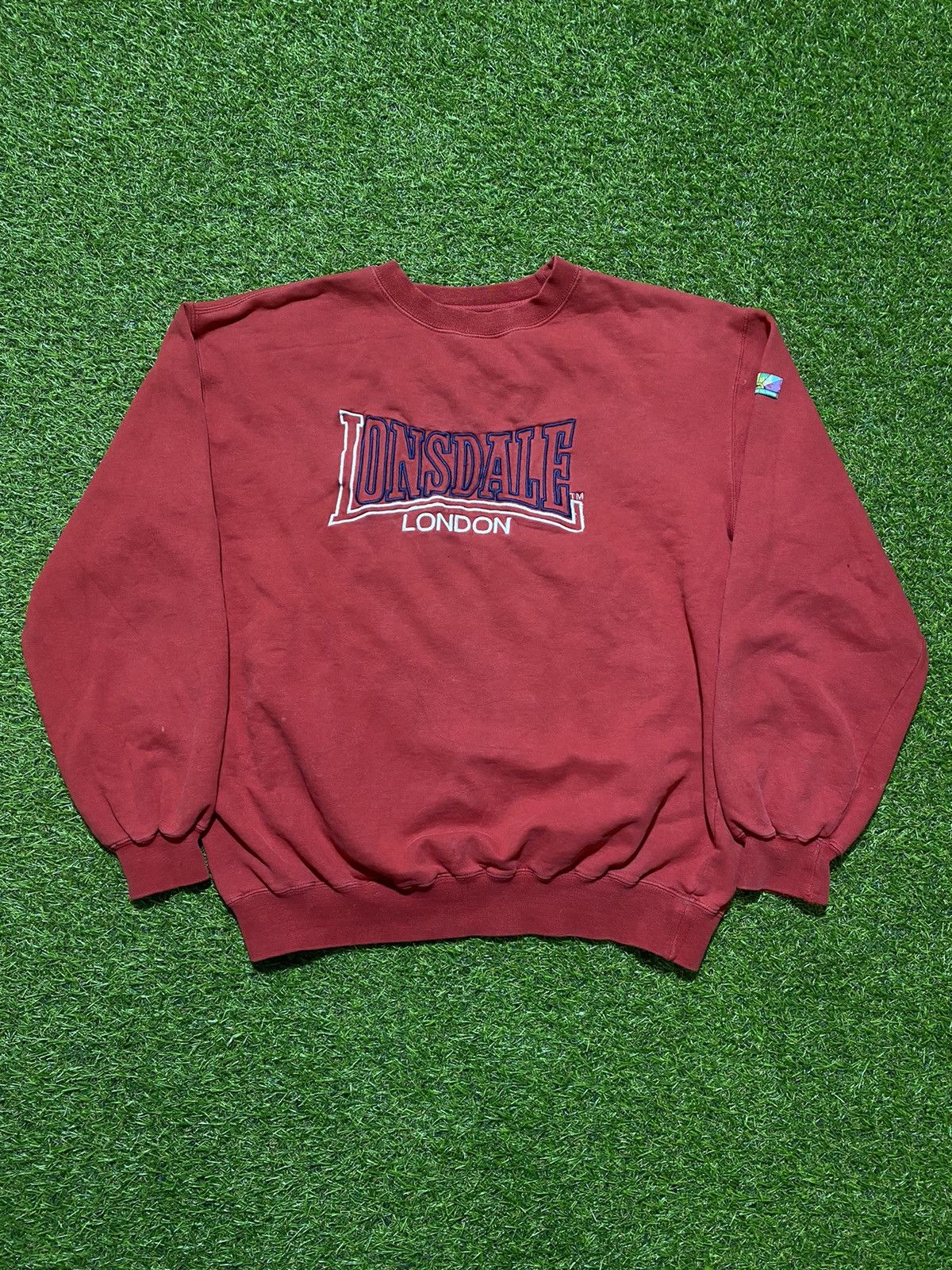 Lonsdale Vintage 90s Lonsdale London sweatshirt big logo size M Size US M / EU 48-50 / 2 - 2 Thumbnail