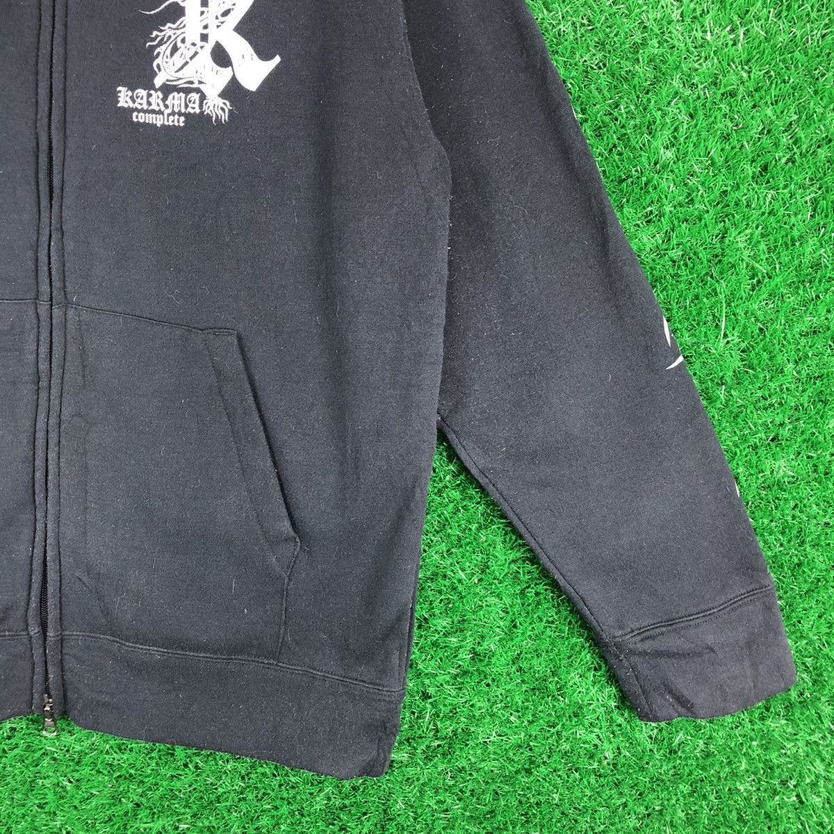 Japanese Brand Vintage Karma Complete Dragon Tattoo Sweatshirt Hoodie Zip Size US S / EU 44-46 / 1 - 6 Thumbnail