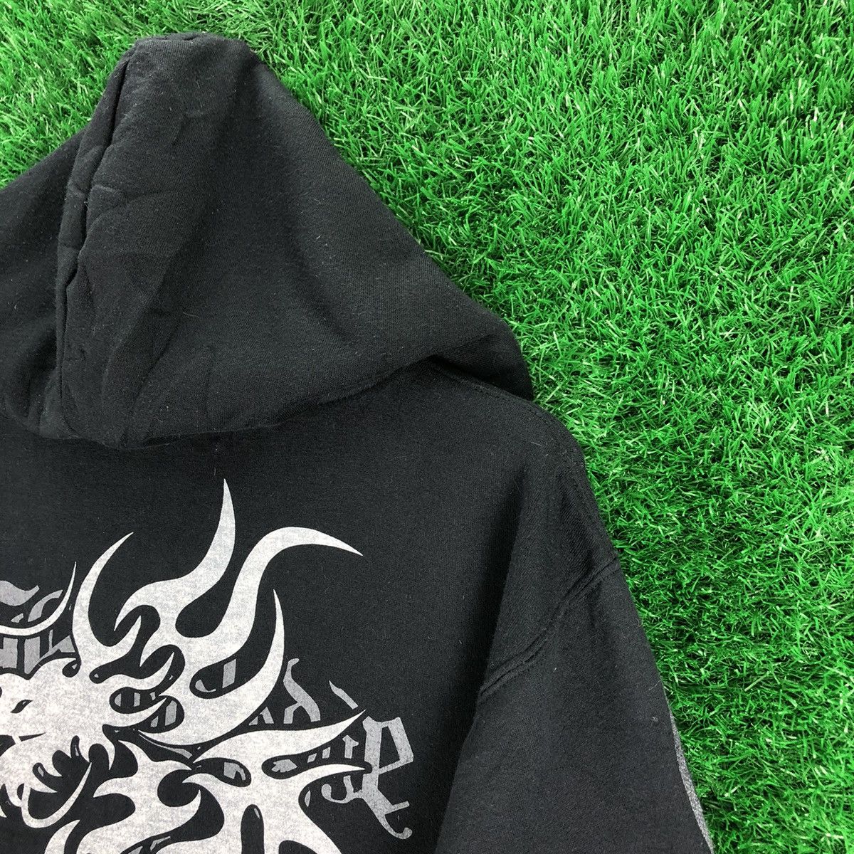 Japanese Brand Vintage Karma Complete Dragon Tattoo Sweatshirt Hoodie Zip Size US S / EU 44-46 / 1 - 2 Thumbnail