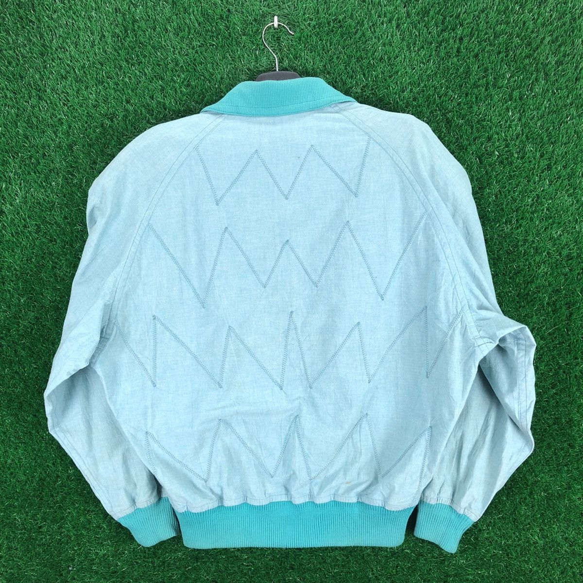 Japanese Brand Vintage 90's Bomber Style Jacket By Jun Size US XXL / EU 58 / 5 - 4 Thumbnail