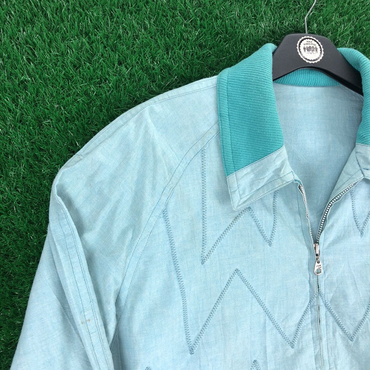 Japanese Brand Vintage 90's Bomber Style Jacket By Jun Size US XXL / EU 58 / 5 - 2 Thumbnail