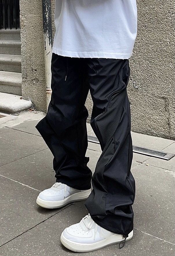 Japanese Brand × Vintage Hip hop grunge nylon ruched pants Size US 32 / EU 48 - 1 Thumbnail