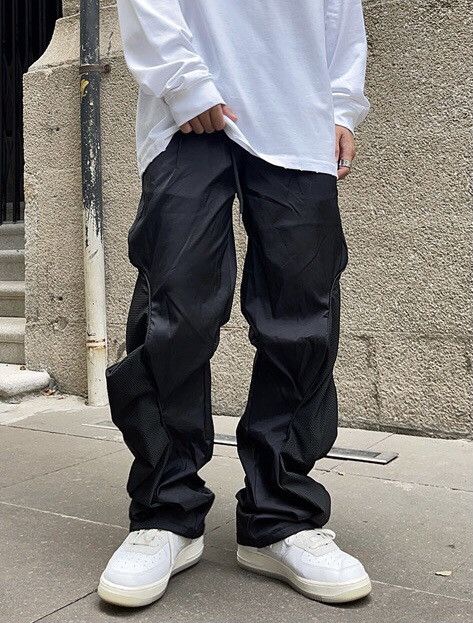 Japanese Brand × Vintage Hip hop grunge nylon ruched pants Size US 32 / EU 48 - 2 Thumbnail