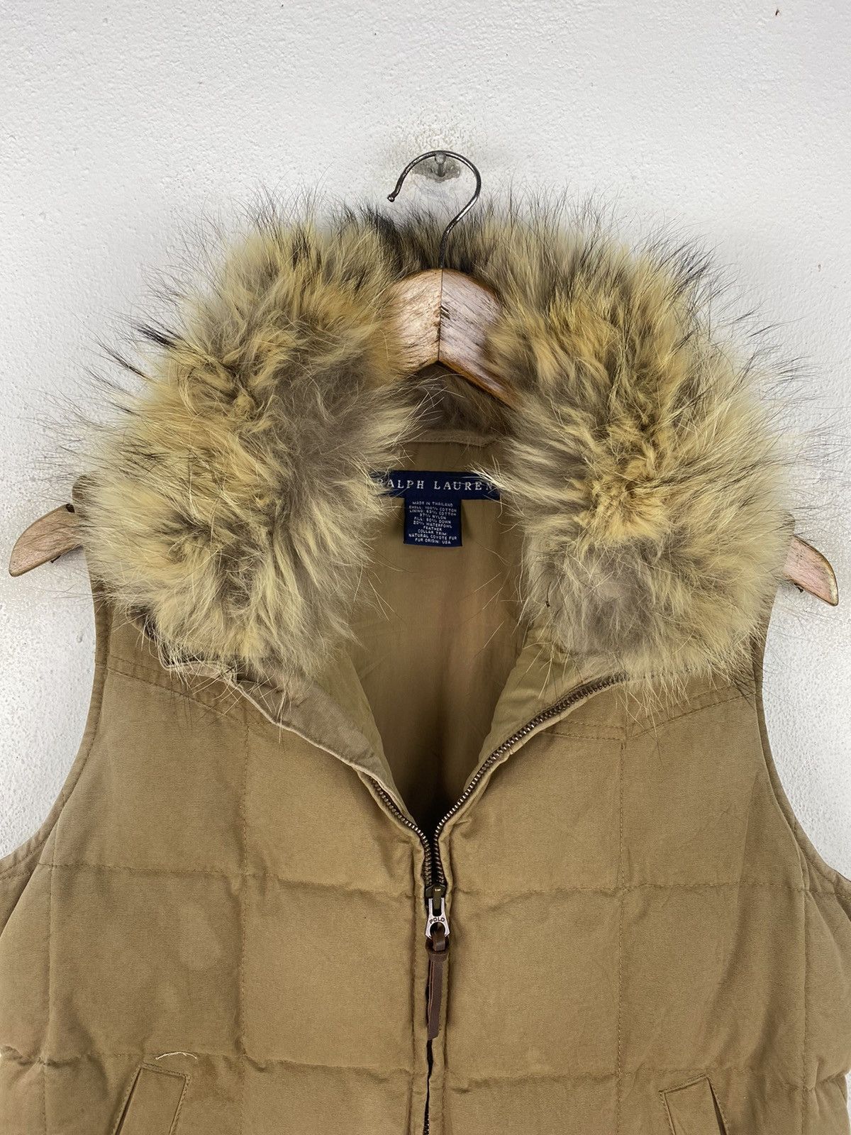 Polo Ralph Lauren × Ralph Lauren COYOTE FUR DOWN VEST BY RALPH LAUREN Size US M / EU 48-50 / 2 - 7 Thumbnail