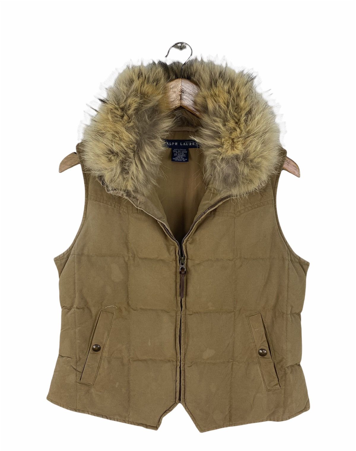 Polo Ralph Lauren × Ralph Lauren COYOTE FUR DOWN VEST BY RALPH LAUREN Size US M / EU 48-50 / 2 - 1 Thumbnail