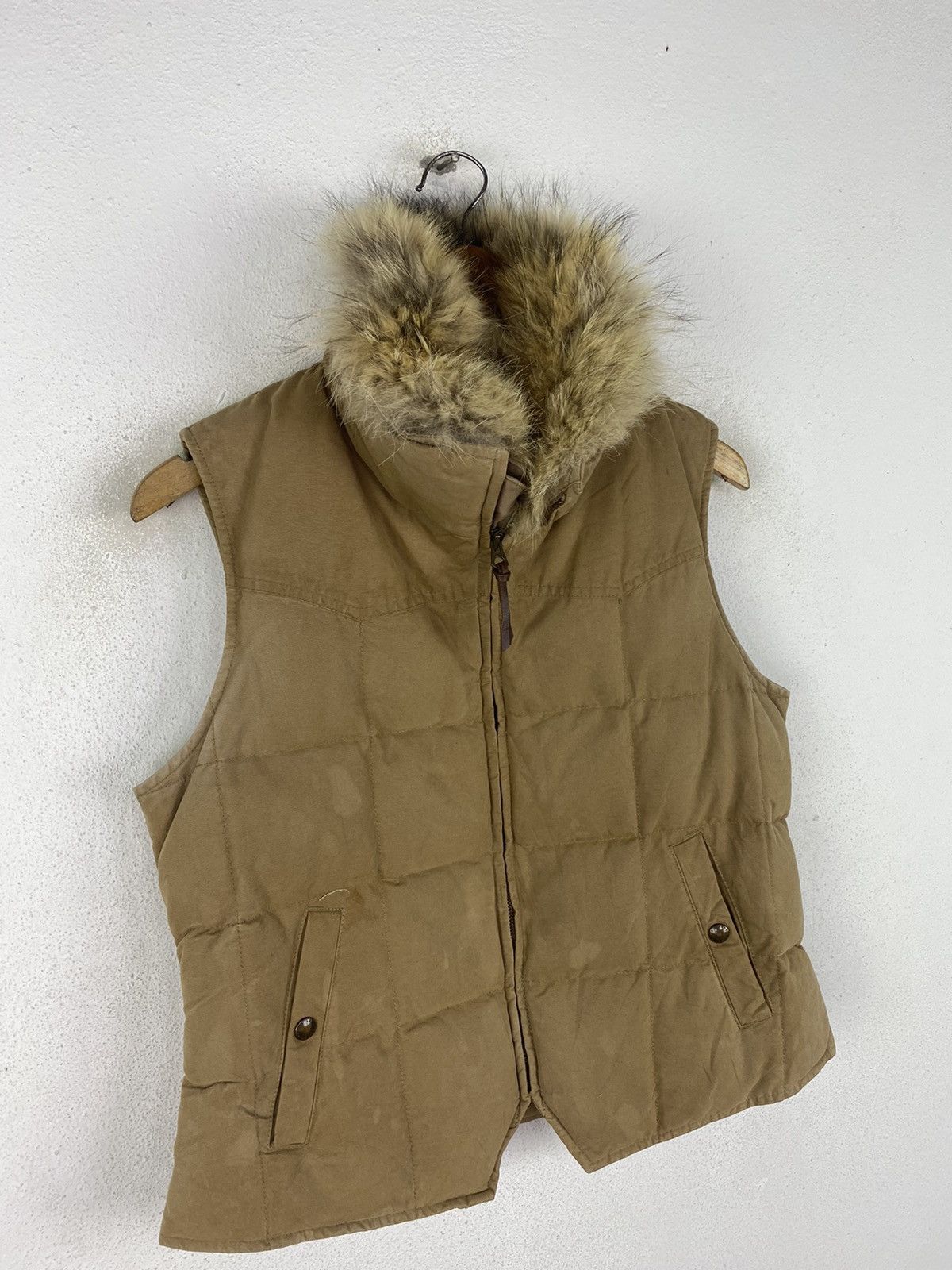 Polo Ralph Lauren × Ralph Lauren COYOTE FUR DOWN VEST BY RALPH LAUREN Size US M / EU 48-50 / 2 - 8 Thumbnail