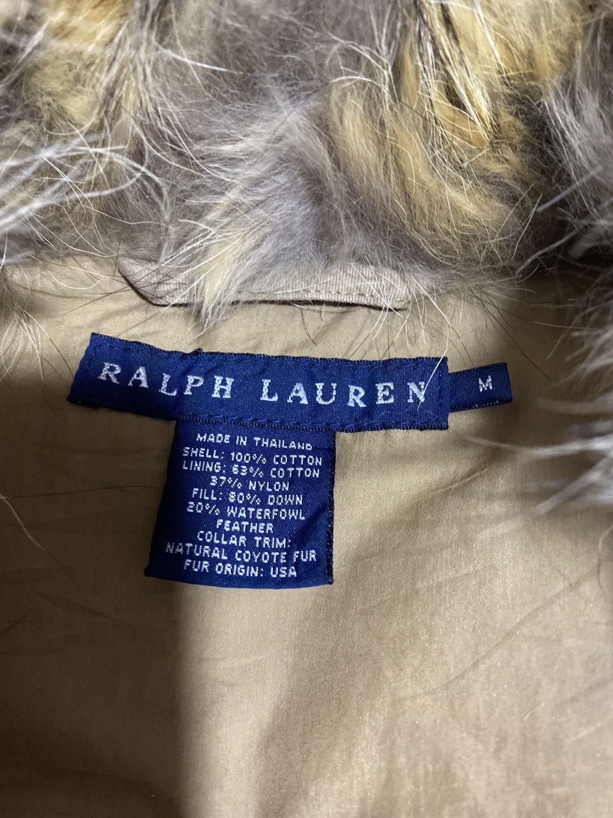 Polo Ralph Lauren × Ralph Lauren COYOTE FUR DOWN VEST BY RALPH LAUREN Size US M / EU 48-50 / 2 - 10 Thumbnail