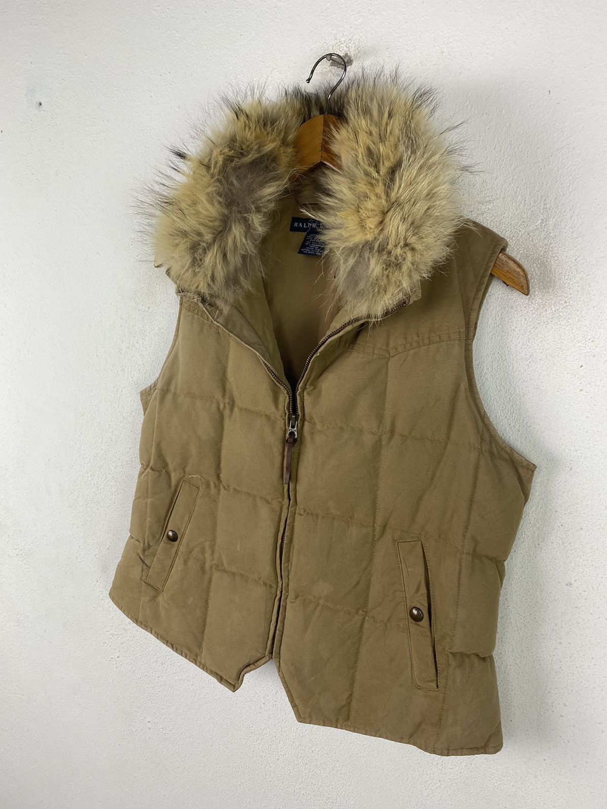 Polo Ralph Lauren × Ralph Lauren COYOTE FUR DOWN VEST BY RALPH LAUREN Size US M / EU 48-50 / 2 - 6 Thumbnail