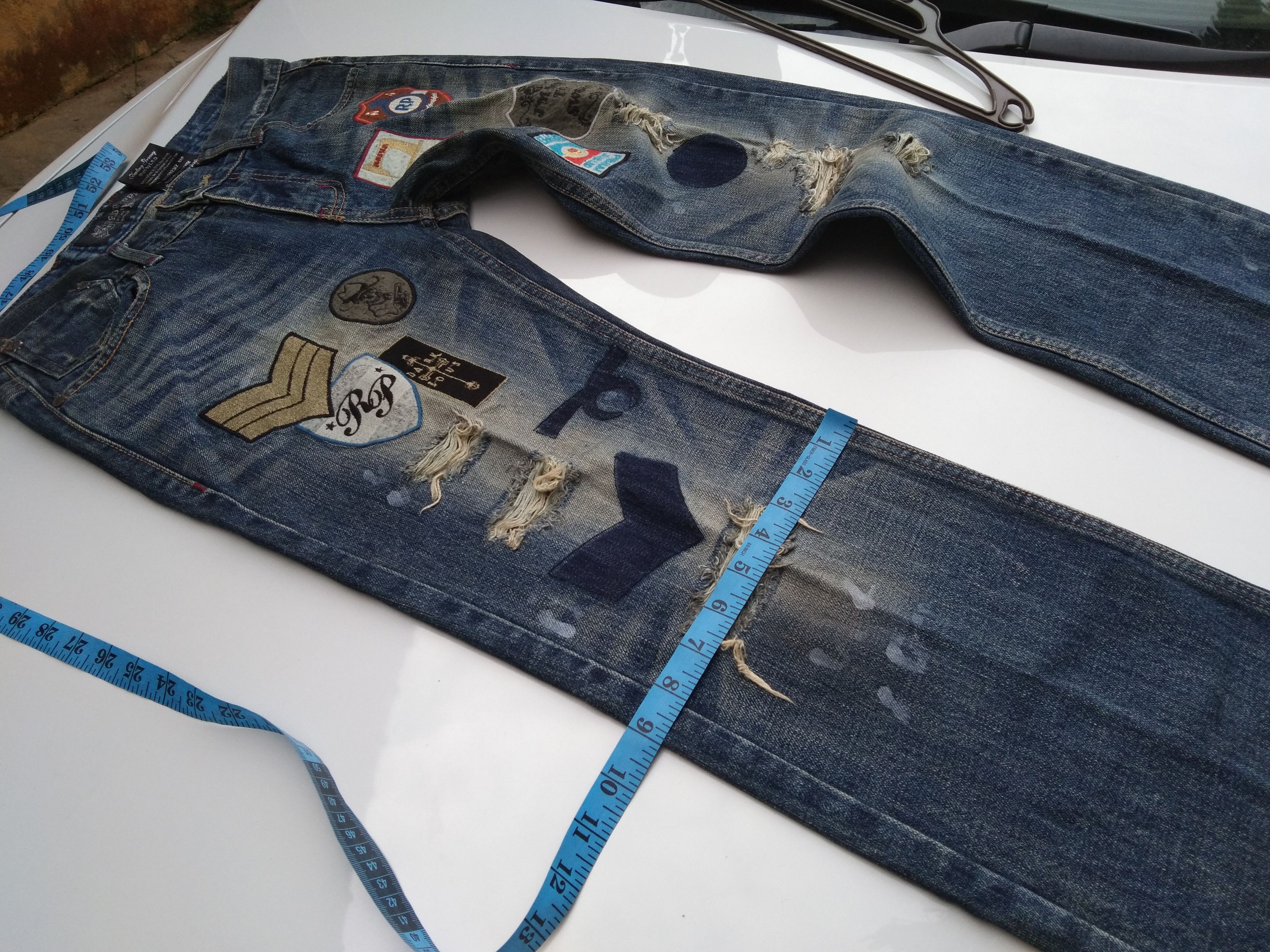 Japanese Brand RARE RED PEPPER DISTRESS DENIM Size US 32 / EU 48 - 22 Thumbnail