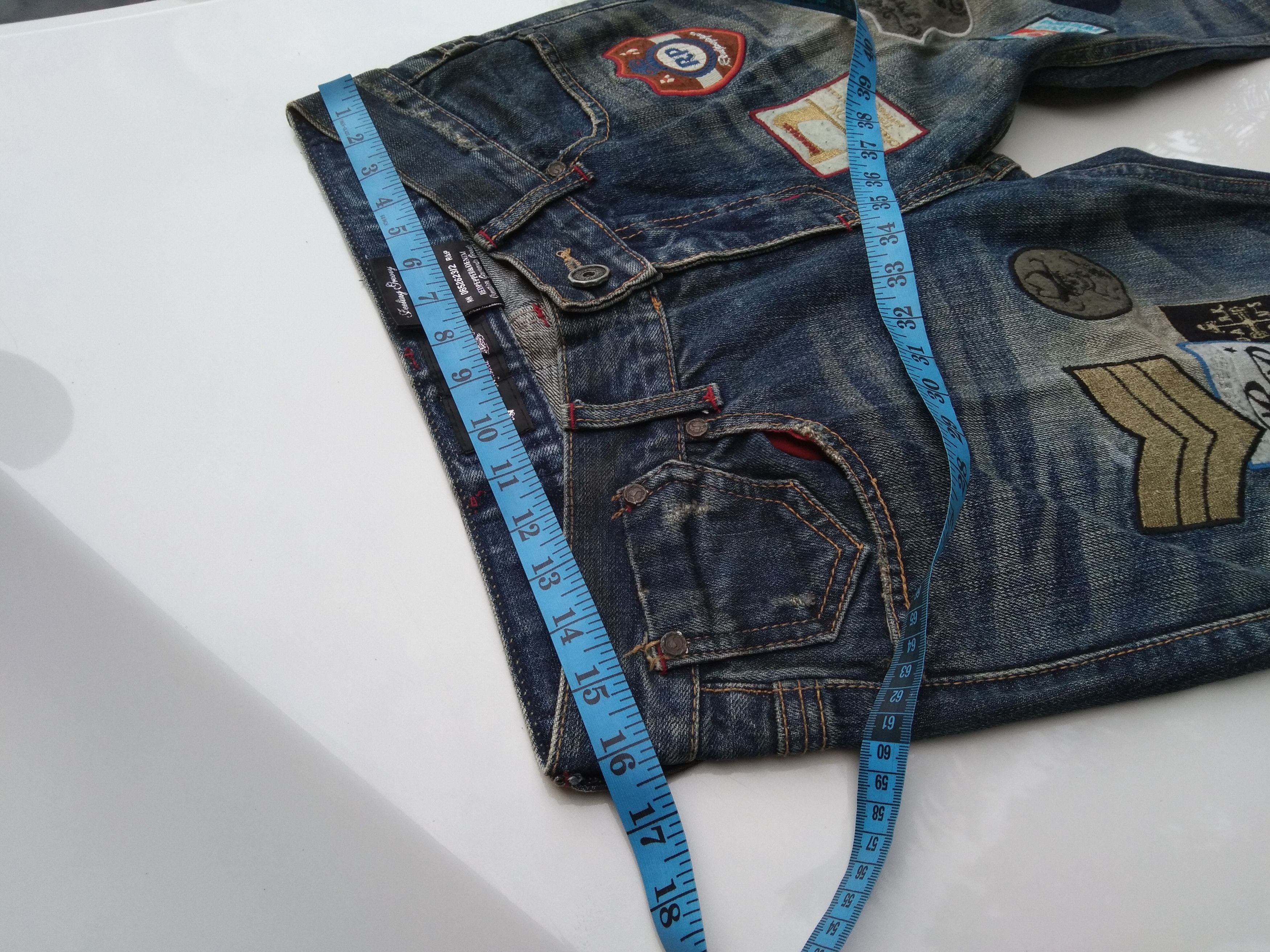 Japanese Brand RARE RED PEPPER DISTRESS DENIM Size US 32 / EU 48 - 18 Thumbnail