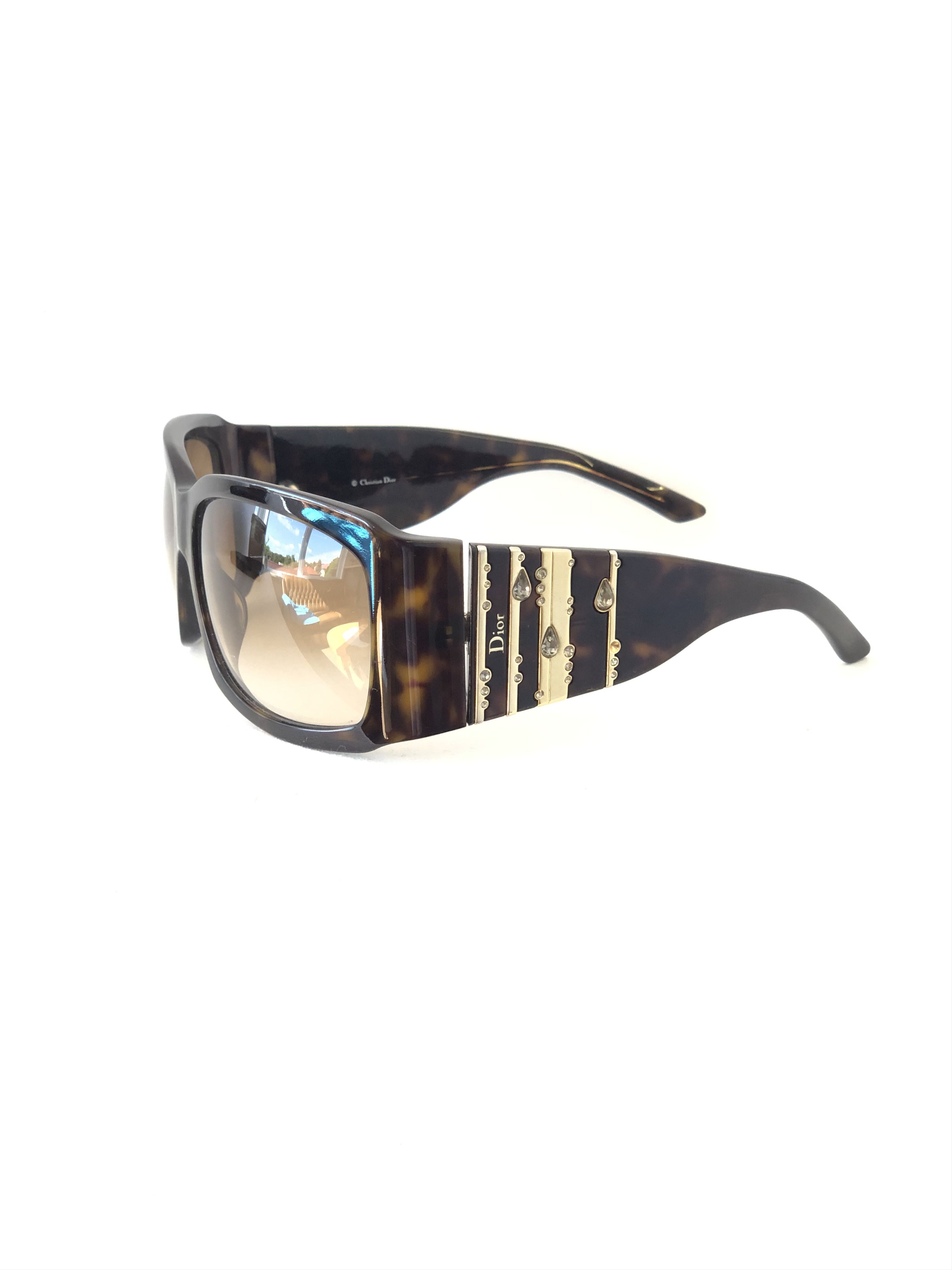 Dior Dior Rain 1 Swarovski Crystal Sunglasses Size ONE SIZE - 5 Thumbnail