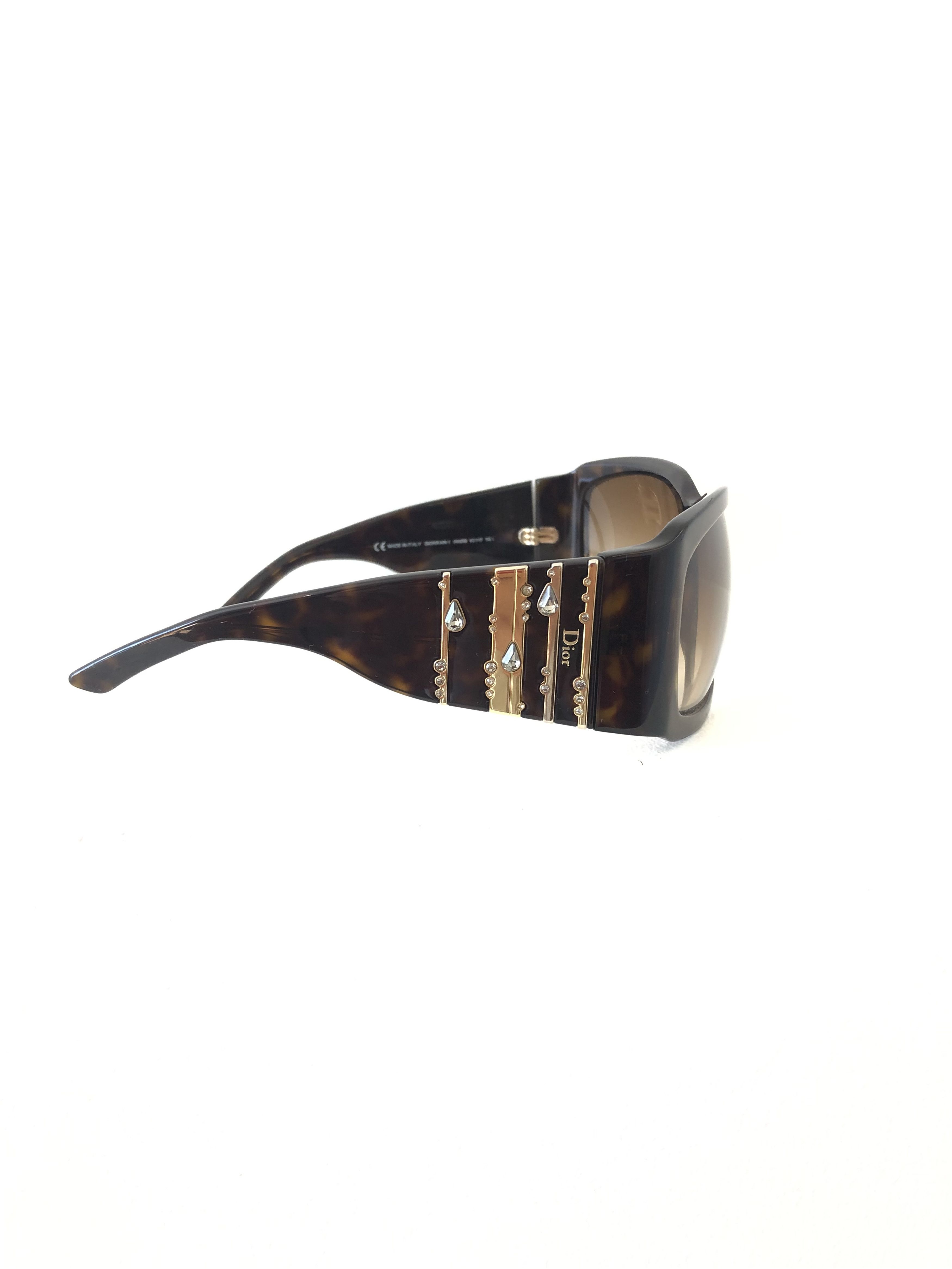 Dior Dior Rain 1 Swarovski Crystal Sunglasses Size ONE SIZE - 4 Thumbnail