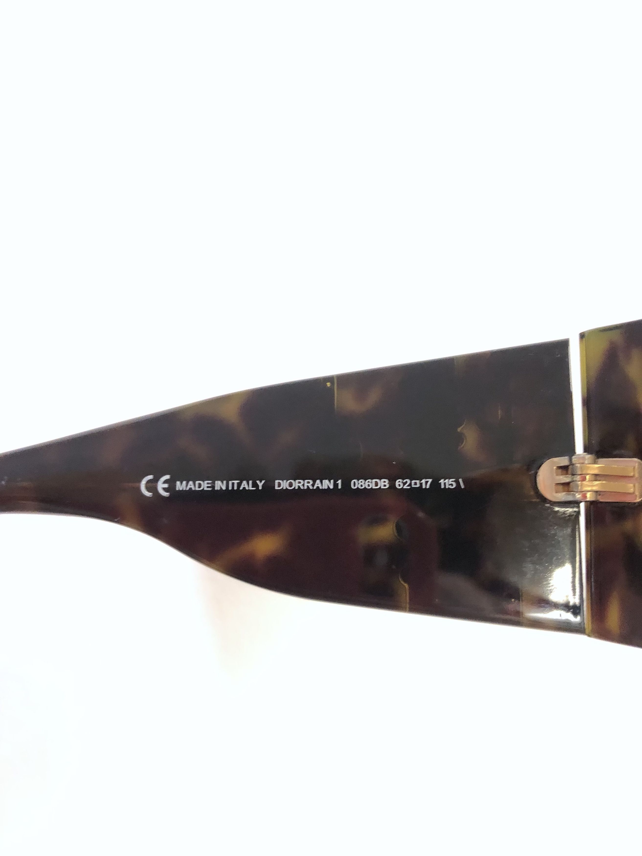 Dior Dior Rain 1 Swarovski Crystal Sunglasses Size ONE SIZE - 8 Thumbnail