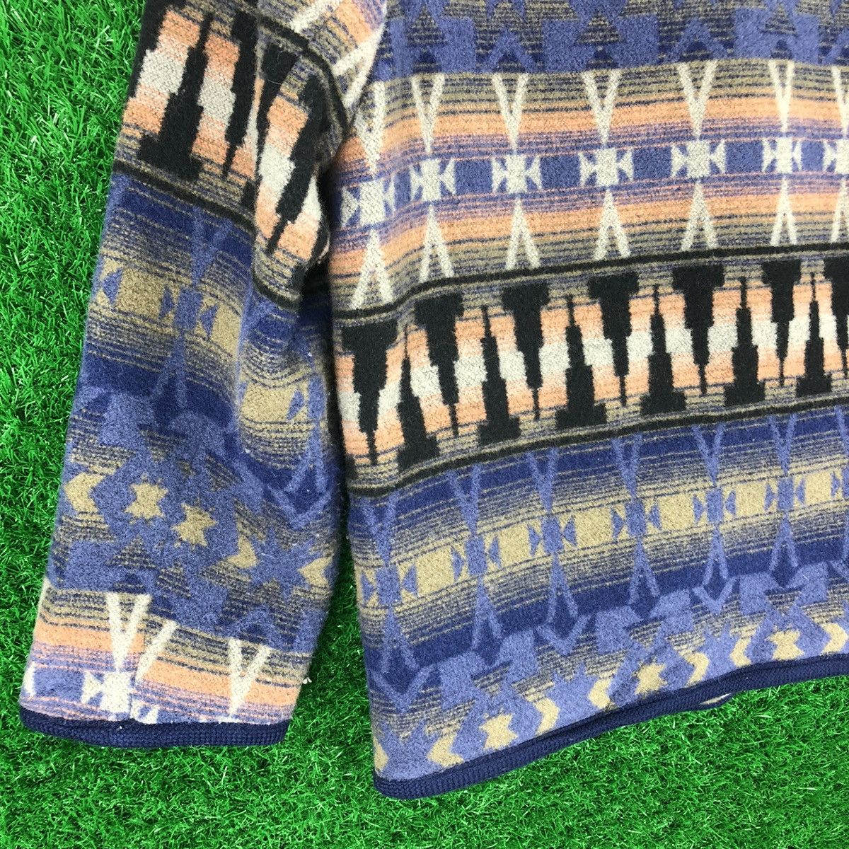 Native Vintage 80's Wool Blazer Navajo Native by Elanfrere Size US M / EU 48-50 / 2 - 6 Thumbnail