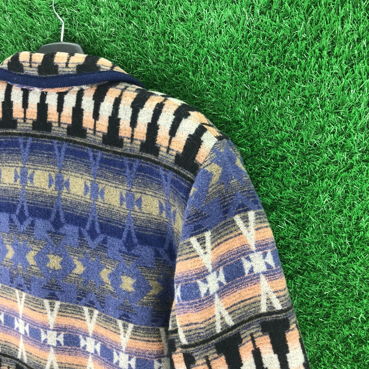 Native Vintage 80's Wool Blazer Navajo Native by Elanfrere Size US M / EU 48-50 / 2 - 5 Thumbnail
