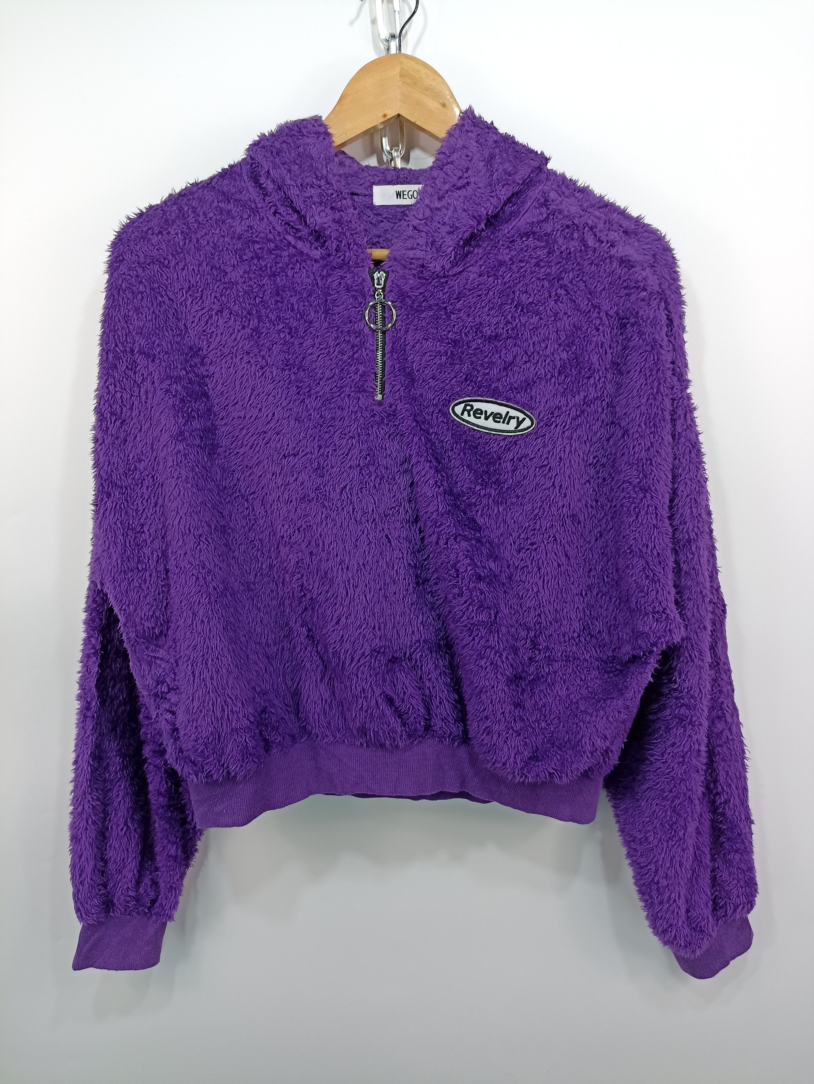Japanese Brand Japanesebrand croppep pile fleece hoodie Size US S / EU 44-46 / 1 - 1 Thumbnail