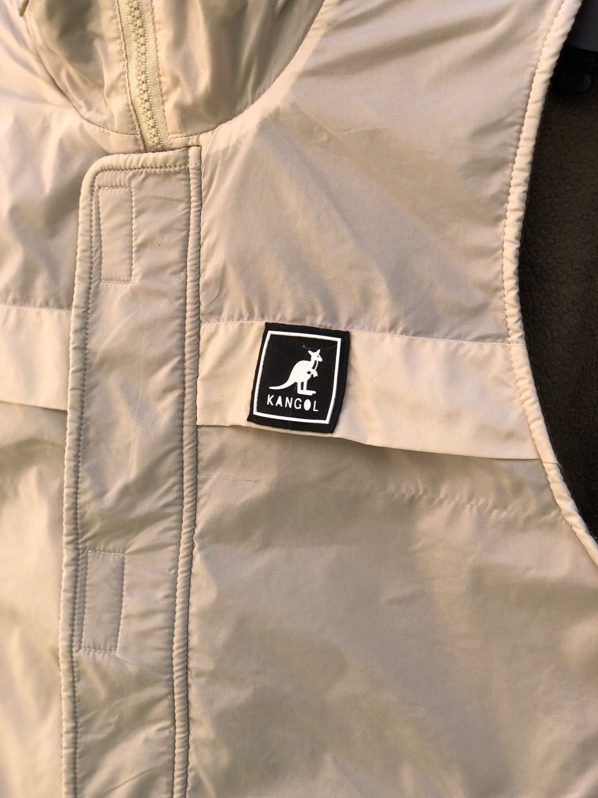 Kangol Vintage 90's Kangol Nylon Vest Zipper Fleece Lining Size US M / EU 48-50 / 2 - 4 Thumbnail