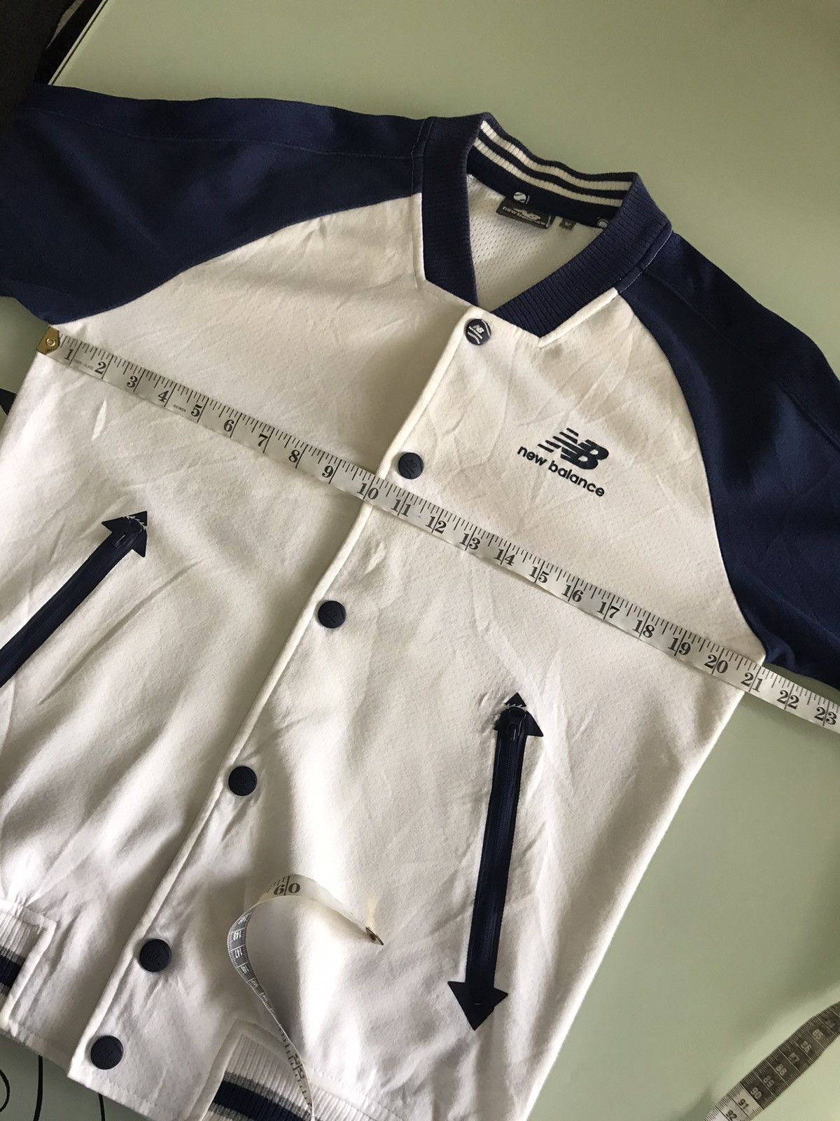 New Balance Vintage New Balance MLB Back Logo Varsity Jacket Size US M / EU 48-50 / 2 - 23 Thumbnail