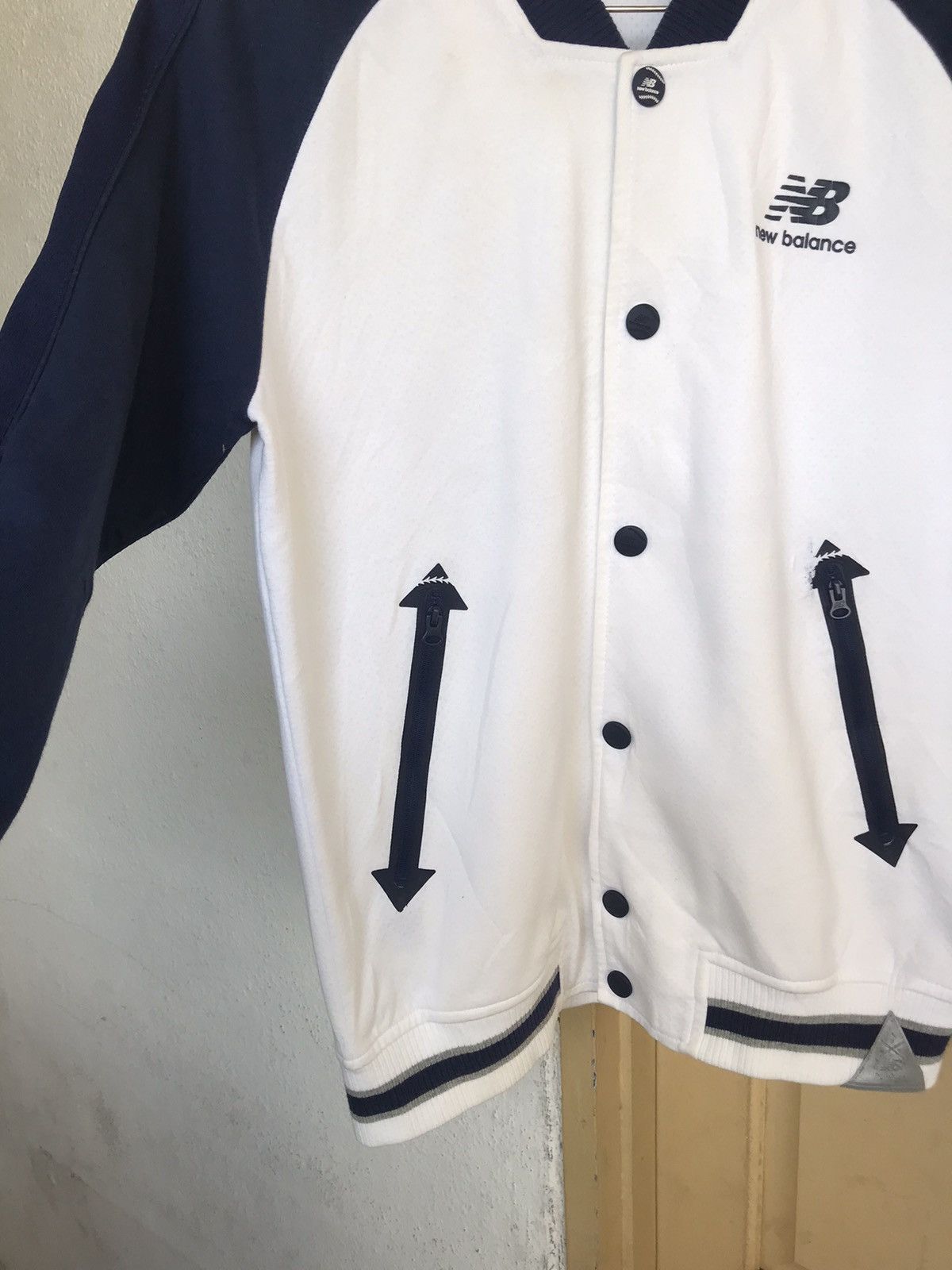 New Balance Vintage New Balance MLB Back Logo Varsity Jacket Size US M / EU 48-50 / 2 - 7 Thumbnail