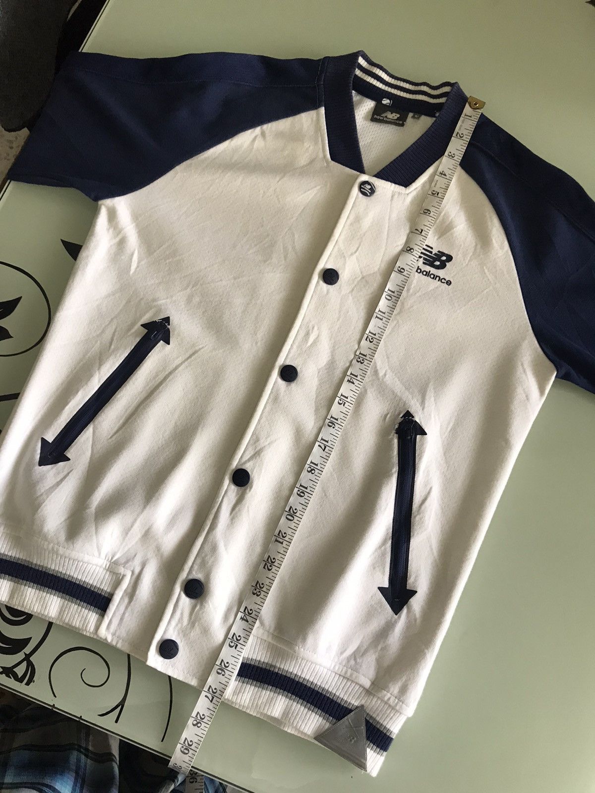 New Balance Vintage New Balance MLB Back Logo Varsity Jacket Size US M / EU 48-50 / 2 - 24 Thumbnail