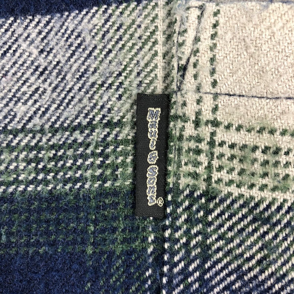 Maui and Sons Vintage 90's Flannel Zipper Jacket Blue Tartan Check Size US XL / EU 56 / 4 - 8 Thumbnail