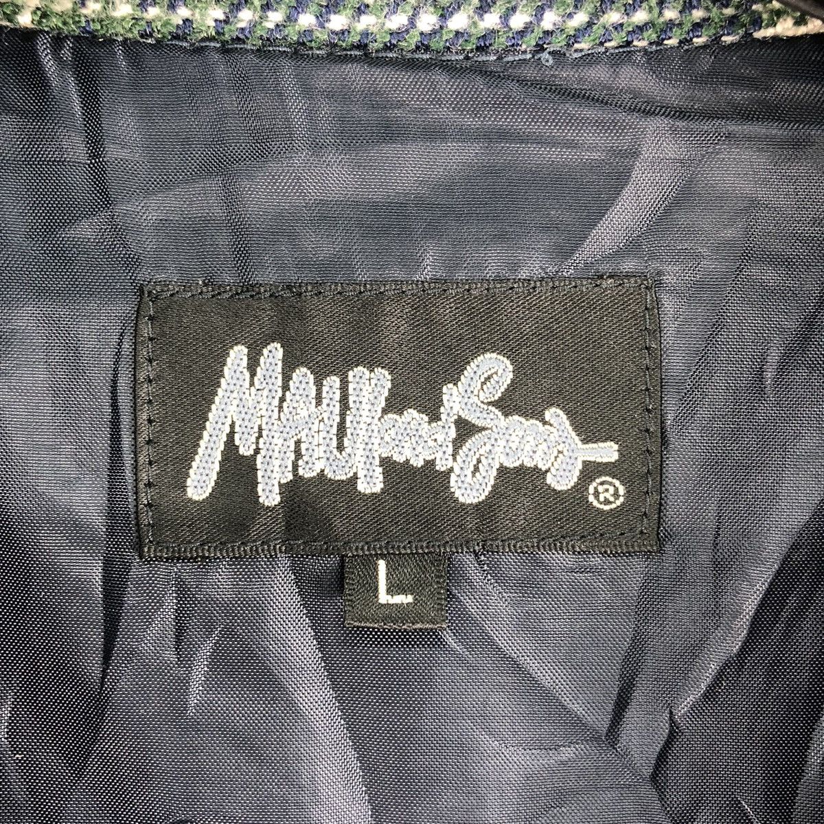 Maui and Sons Vintage 90's Flannel Zipper Jacket Blue Tartan Check Size US XL / EU 56 / 4 - 13 Thumbnail