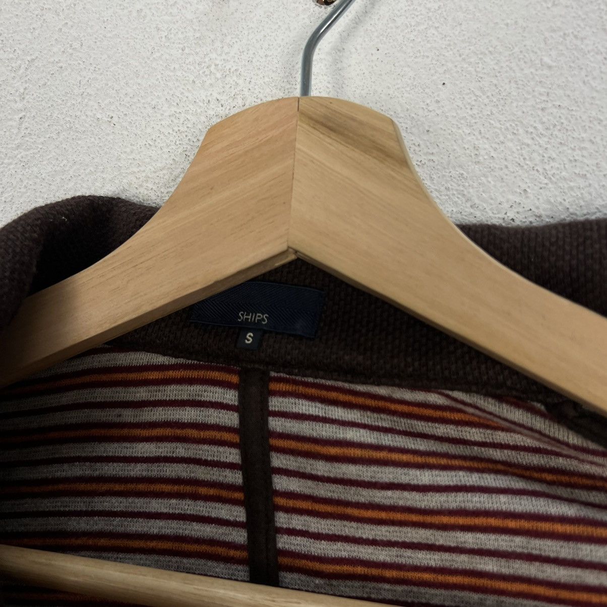 Japanese Brand × SHIPS RARE SHIPS CARDIGAN JACKET STRIPE LINING STREETWEAR Size US S / EU 44-46 / 1 - 13 Thumbnail