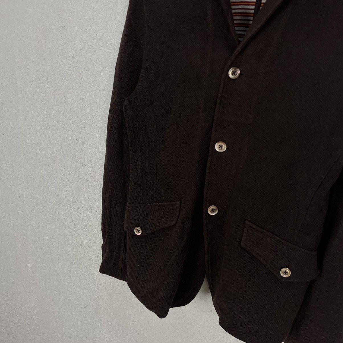 Japanese Brand × SHIPS RARE SHIPS CARDIGAN JACKET STRIPE LINING STREETWEAR Size US S / EU 44-46 / 1 - 4 Thumbnail