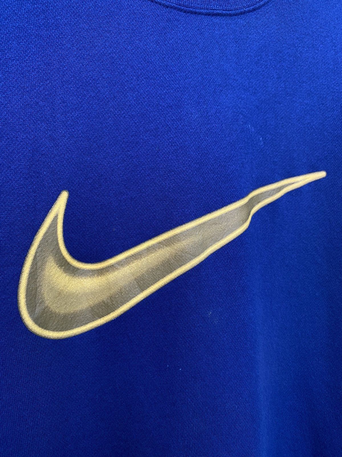 Nike × Vintage 🔥RARE🔥VINTAGE NIKE SWOOSH BIG LOGO MENS SWEATER Size US L / EU 52-54 / 3 - 4 Thumbnail