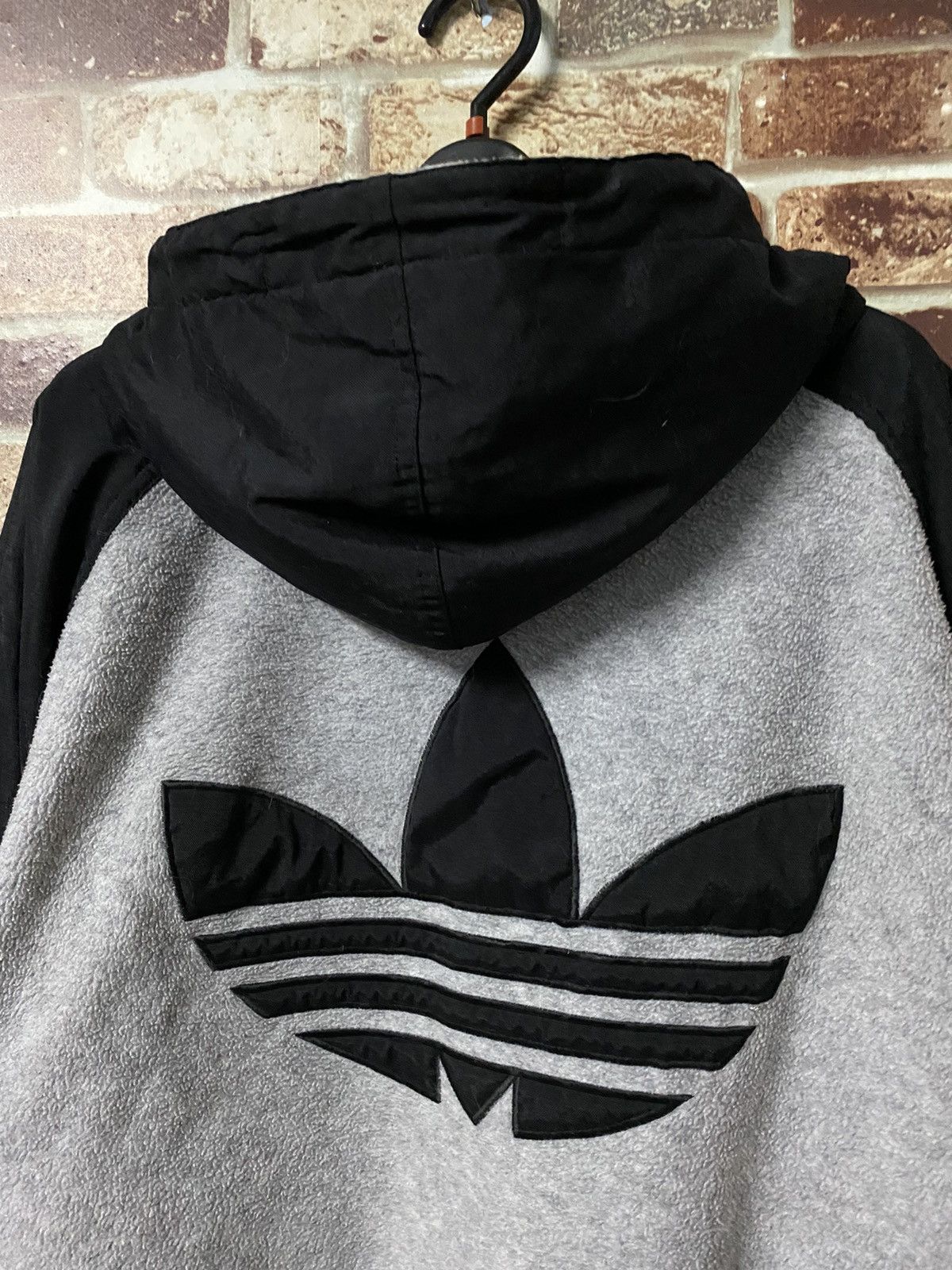 Adidas × Vintage VINTAGE ADIDAS DECENTE BIG LOGO FLEECE HODDIES SWEATER Size US L / EU 52-54 / 3 - 4 Thumbnail