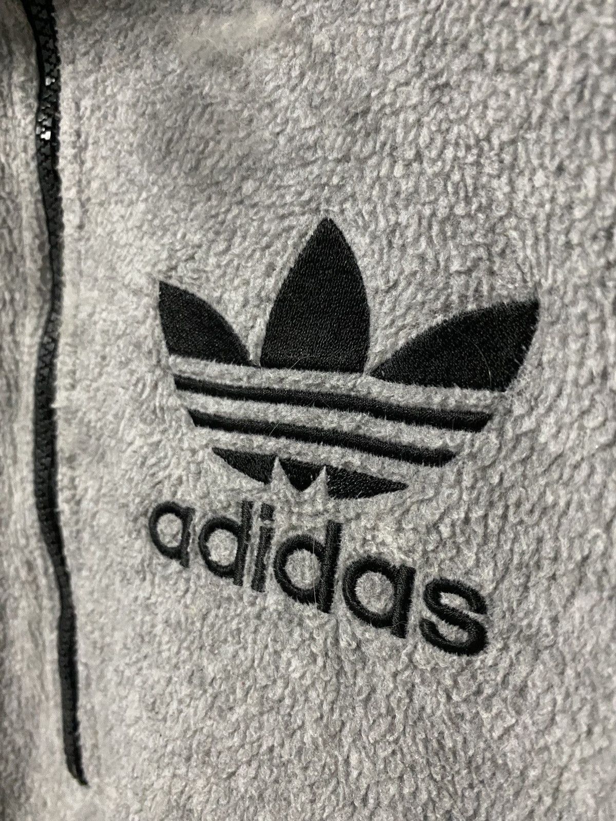 Adidas × Vintage VINTAGE ADIDAS DECENTE BIG LOGO FLEECE HODDIES SWEATER Size US L / EU 52-54 / 3 - 5 Thumbnail