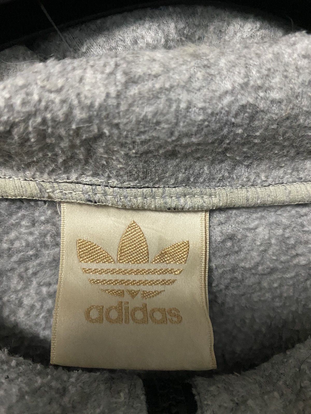Adidas × Vintage VINTAGE ADIDAS DECENTE BIG LOGO FLEECE HODDIES SWEATER Size US L / EU 52-54 / 3 - 9 Thumbnail