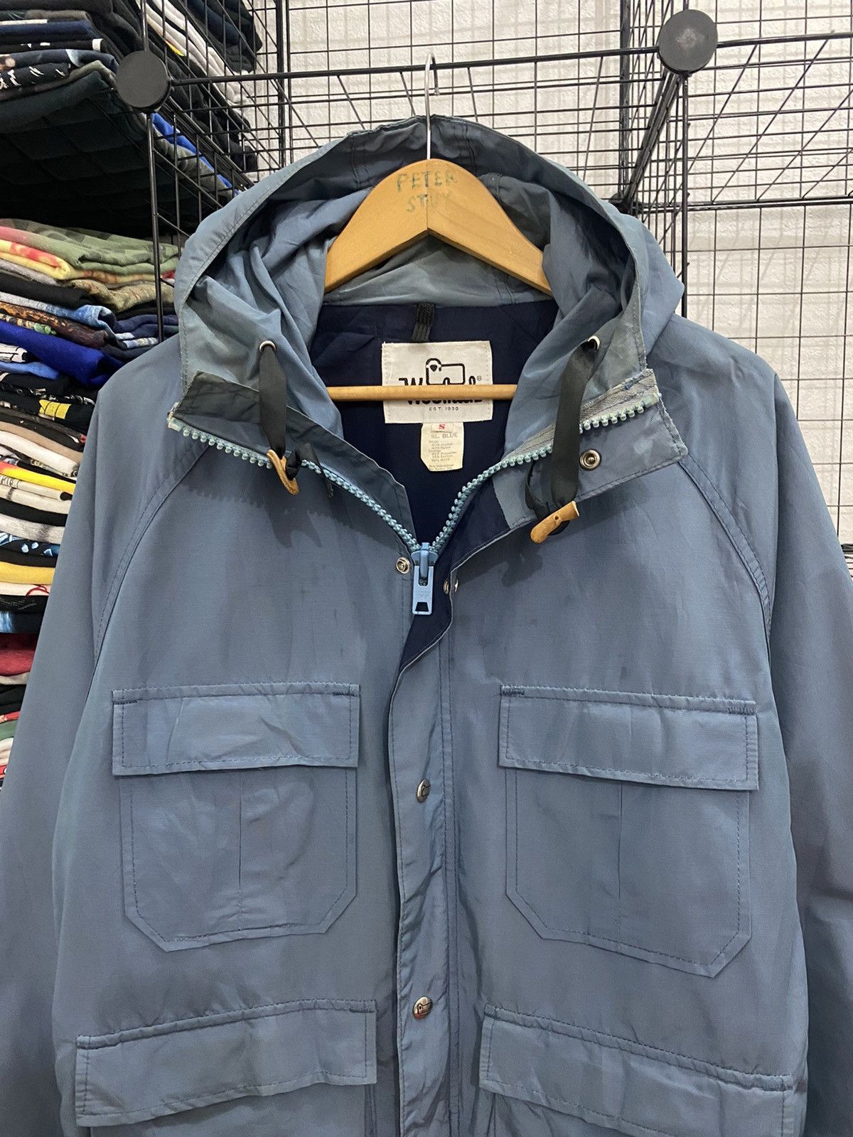 Vintage × Woolrich Woolen Mills Vintage Woolrich Nylon Fabric Survival Jacket Size US S / EU 44-46 / 1 - 4 Thumbnail