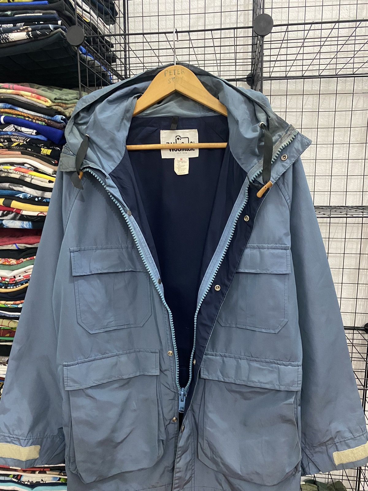 Vintage × Woolrich Woolen Mills Vintage Woolrich Nylon Fabric Survival Jacket Size US S / EU 44-46 / 1 - 2 Thumbnail