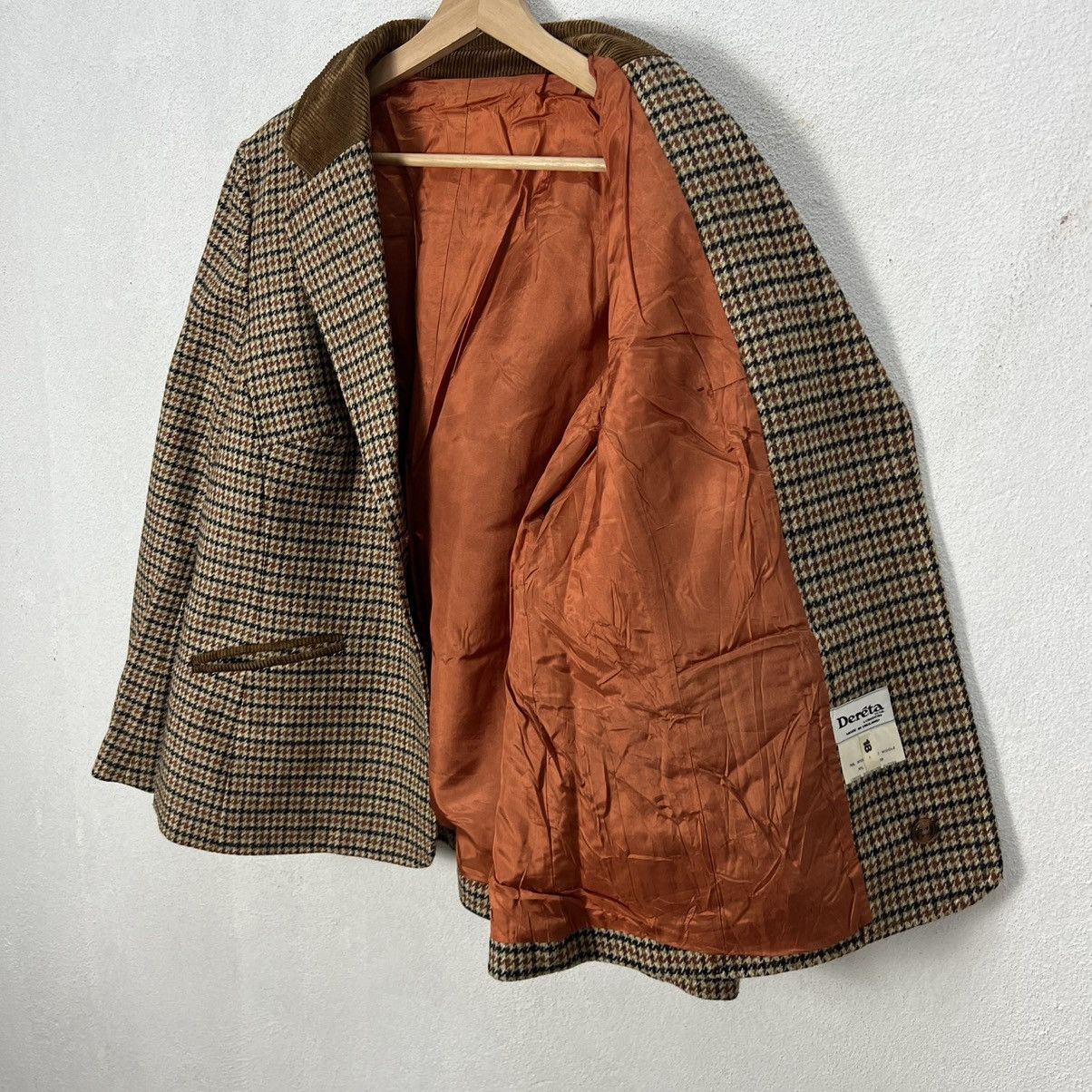 Vintage VINTAGE DERETA LINING DOUBLURE FUTTER TARTAN DESIGN Size US M / EU 48-50 / 2 - 12 Thumbnail