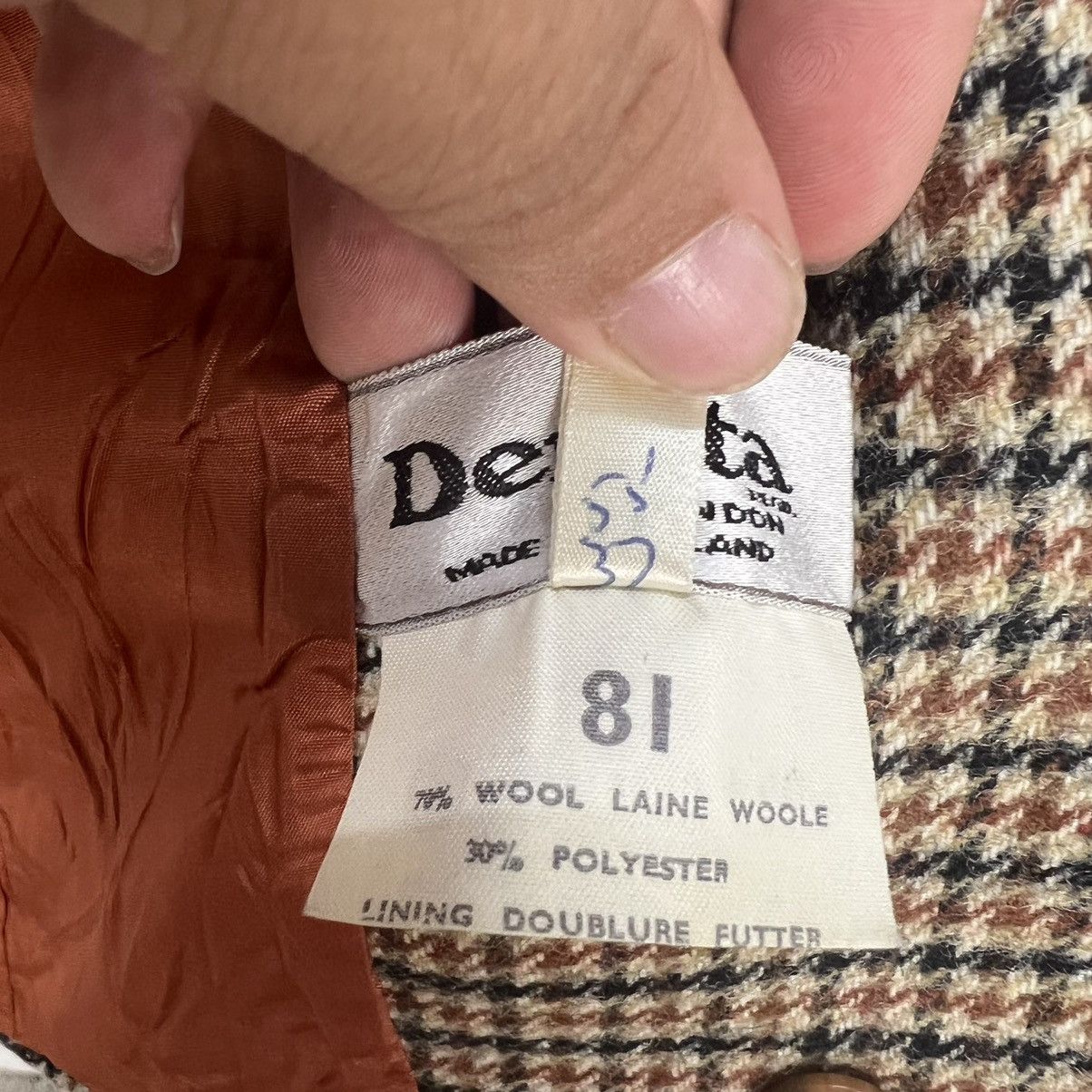 Vintage VINTAGE DERETA LINING DOUBLURE FUTTER TARTAN DESIGN Size US M / EU 48-50 / 2 - 14 Thumbnail