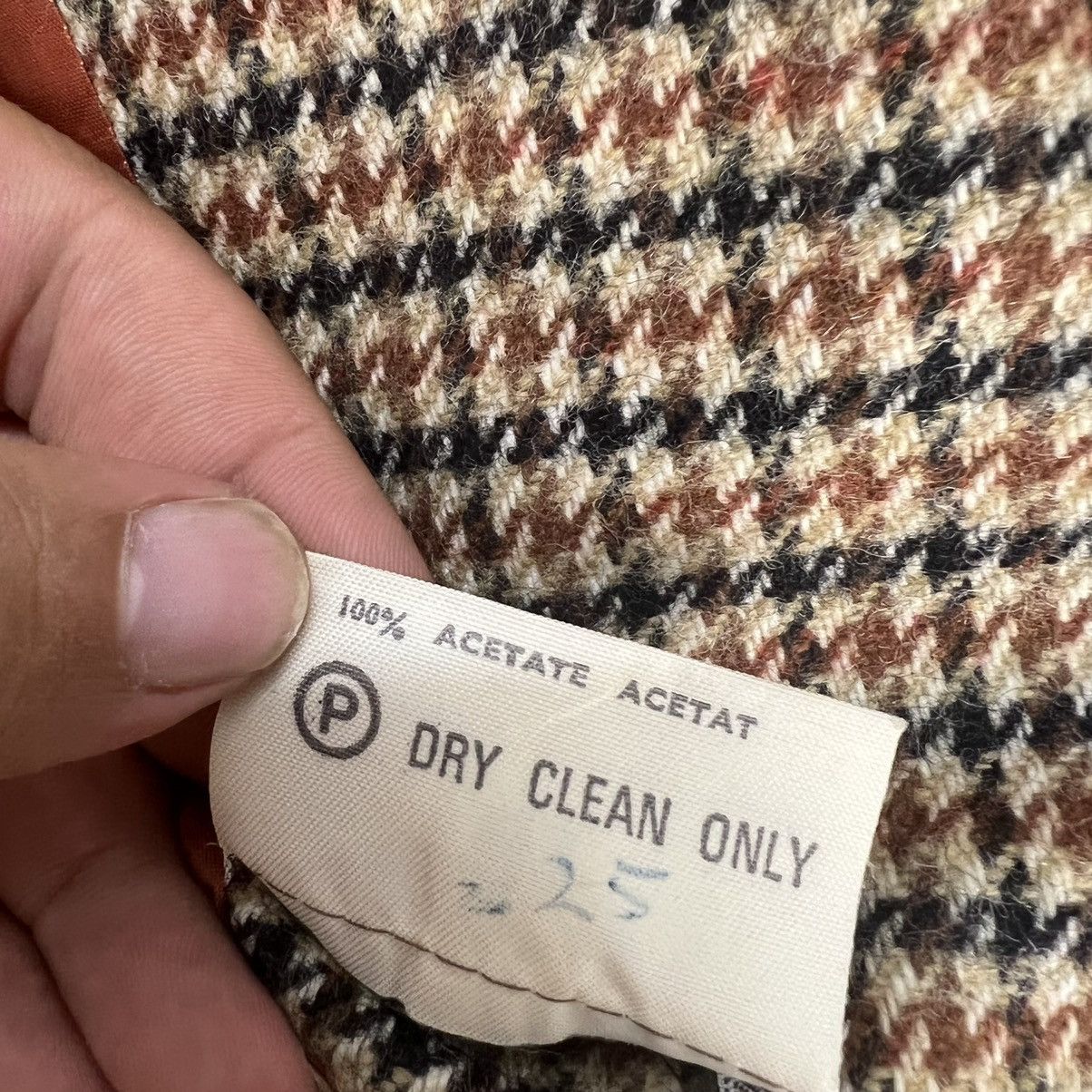 Vintage VINTAGE DERETA LINING DOUBLURE FUTTER TARTAN DESIGN Size US M / EU 48-50 / 2 - 15 Thumbnail