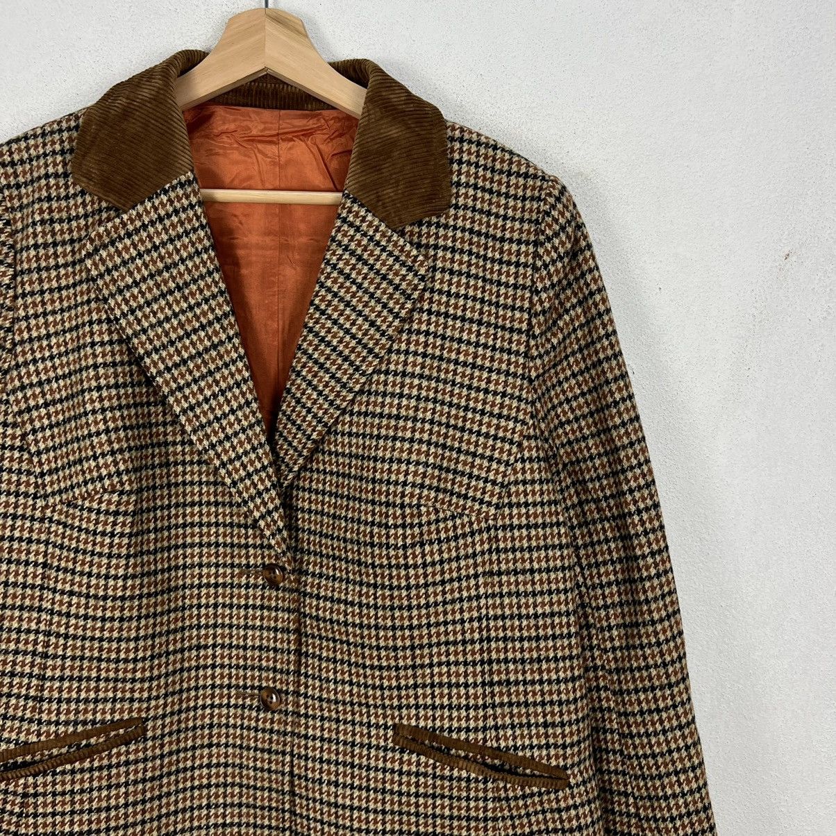 Vintage VINTAGE DERETA LINING DOUBLURE FUTTER TARTAN DESIGN Size US M / EU 48-50 / 2 - 5 Thumbnail