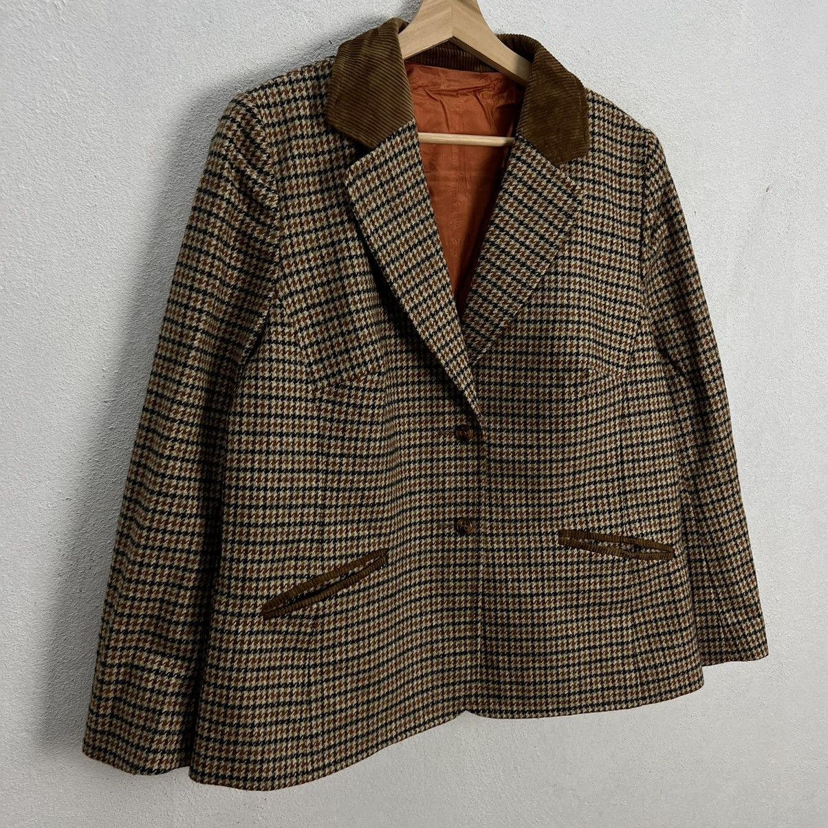 Vintage VINTAGE DERETA LINING DOUBLURE FUTTER TARTAN DESIGN Size US M / EU 48-50 / 2 - 6 Thumbnail
